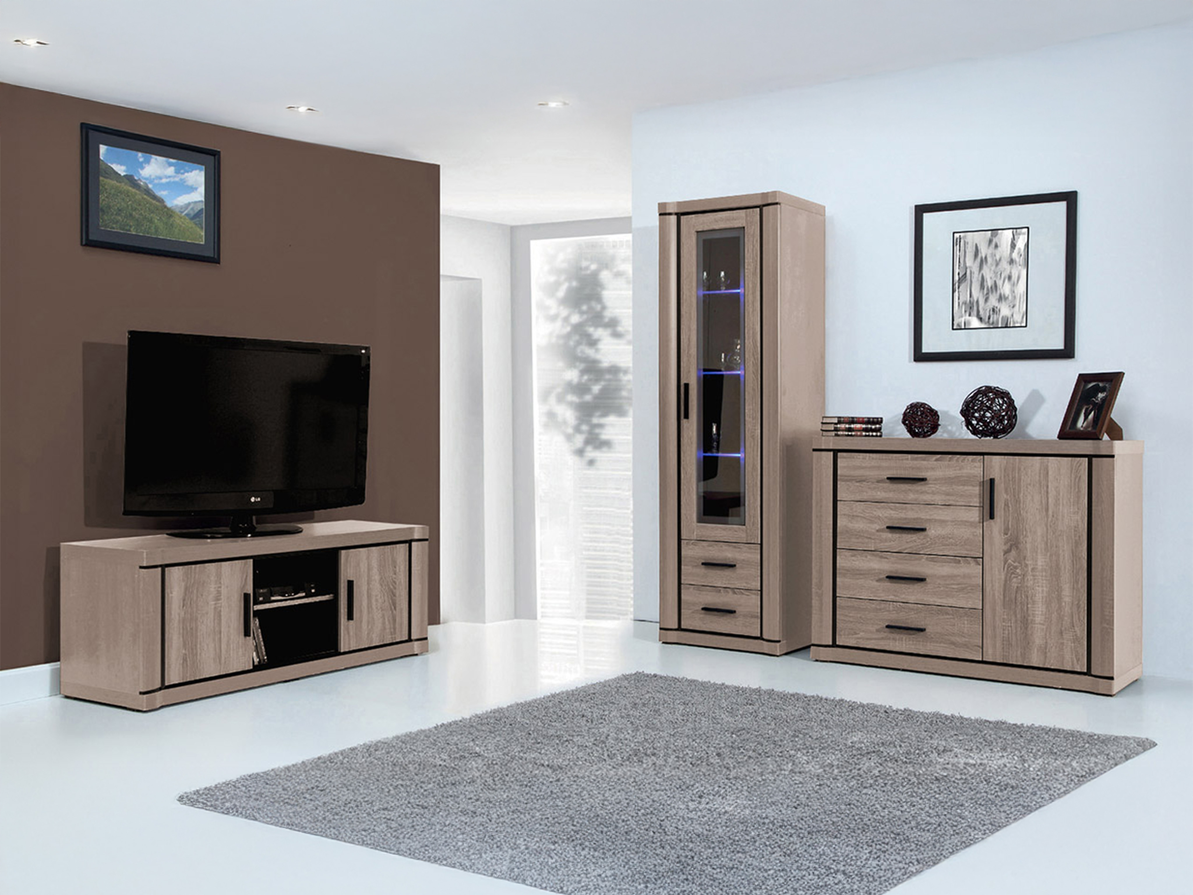 Set za dnevnu sobu Lorelie 122 (Trufel hrast)