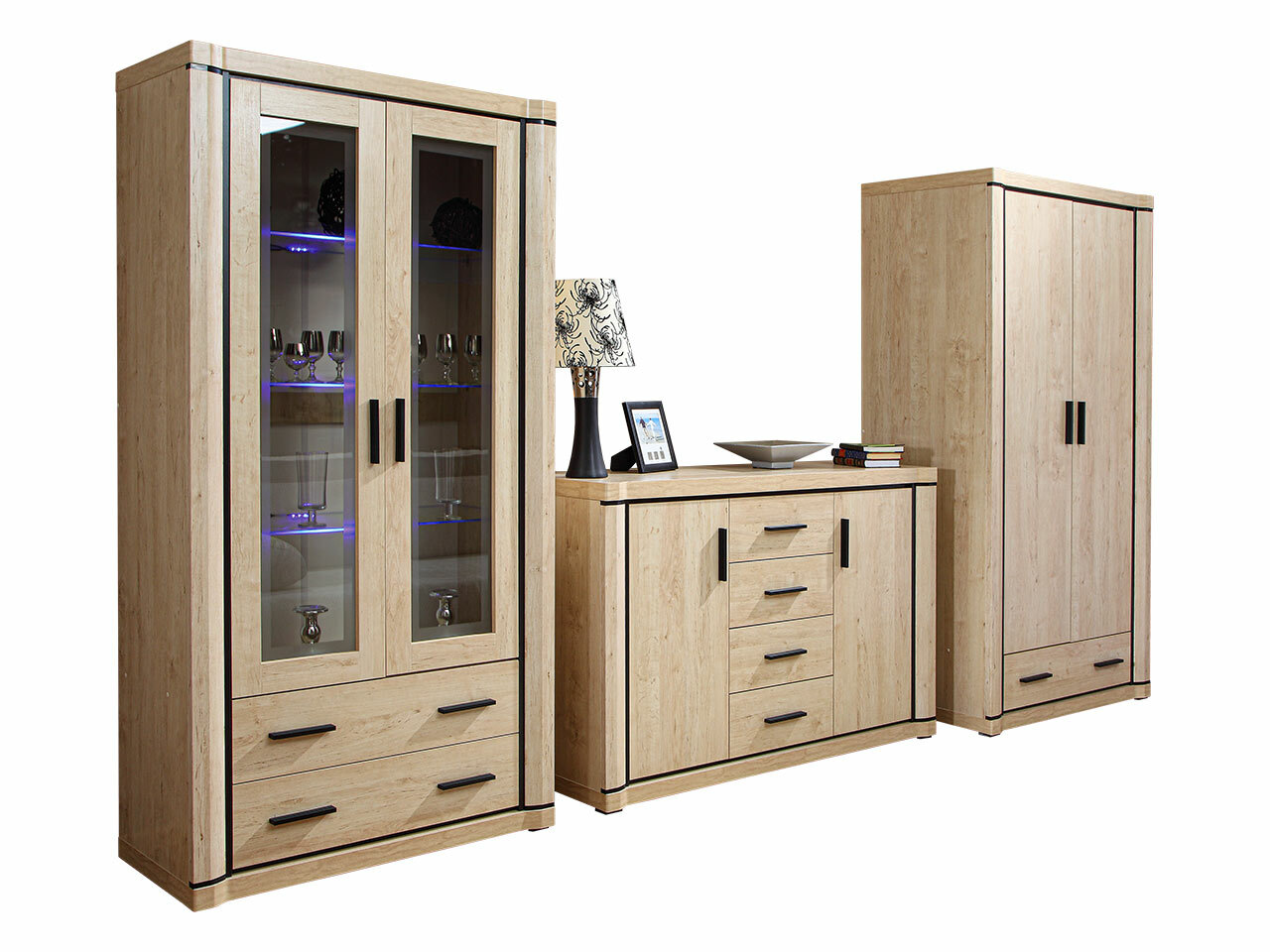 Set za dnevnu sobu Lorelie 125 (Sonoma hrast)