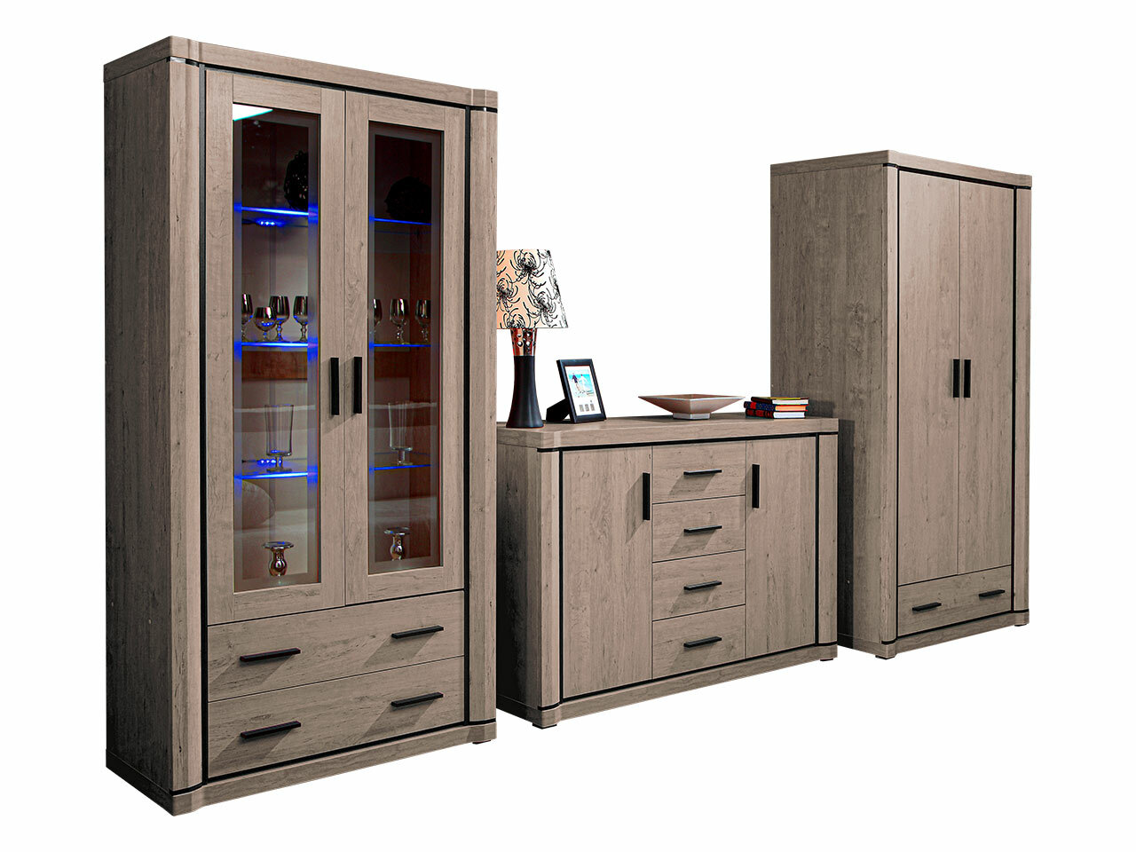 Set za dnevnu sobu Lorelie 125 (Trufel hrast)