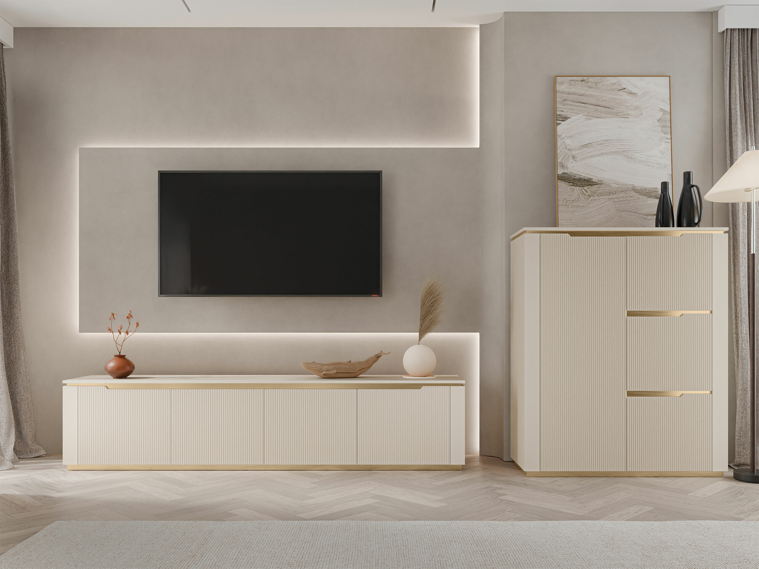 TV komoda Comfivo Elivelo 102