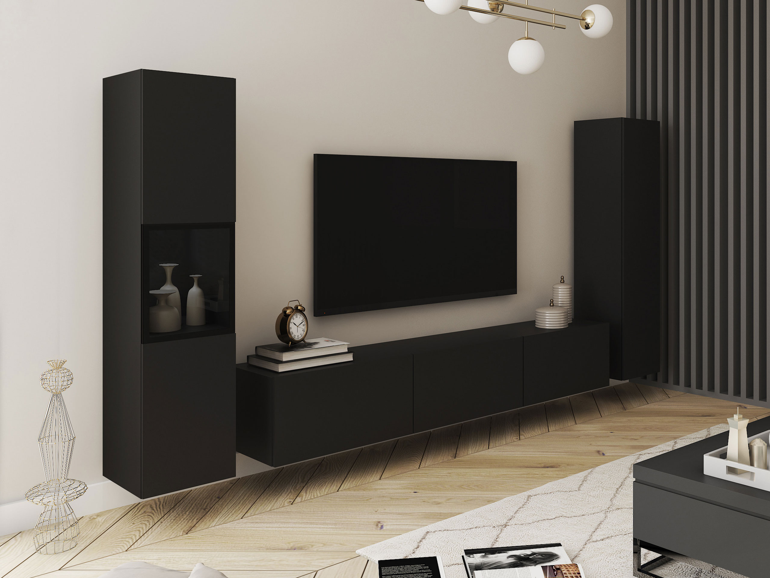 Set za dnevnu sobu Sarasota 193 (Grafit)