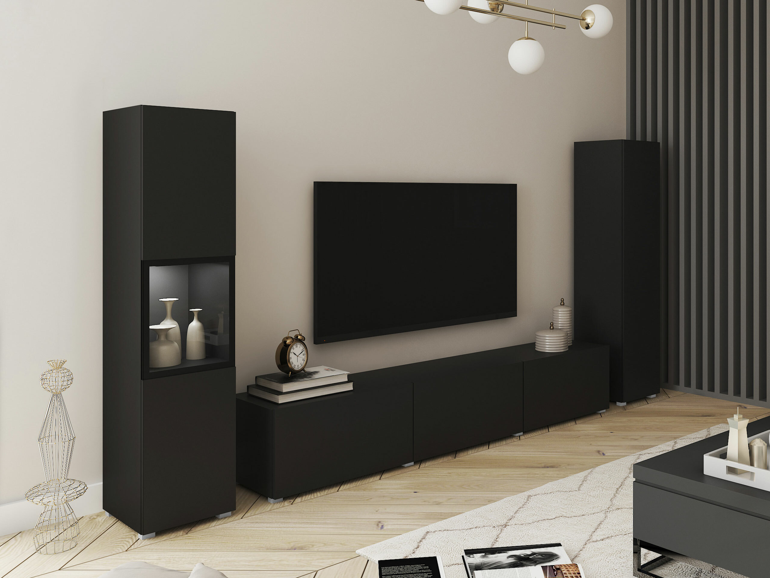 Set za dnevnu sobu Sarasota 193 (Grafit)