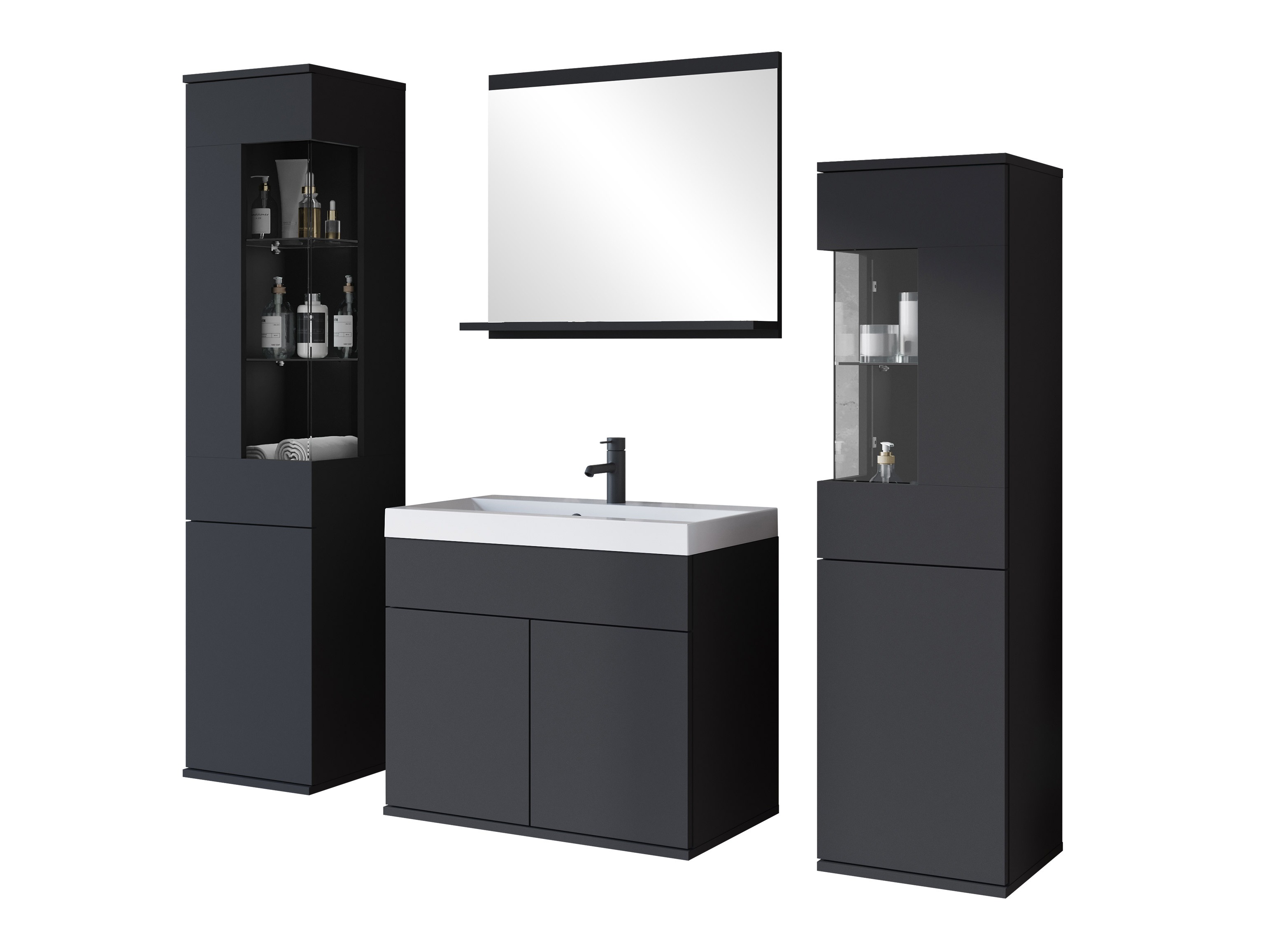 Set za kupatilo Sarasota 194 (Grafit)