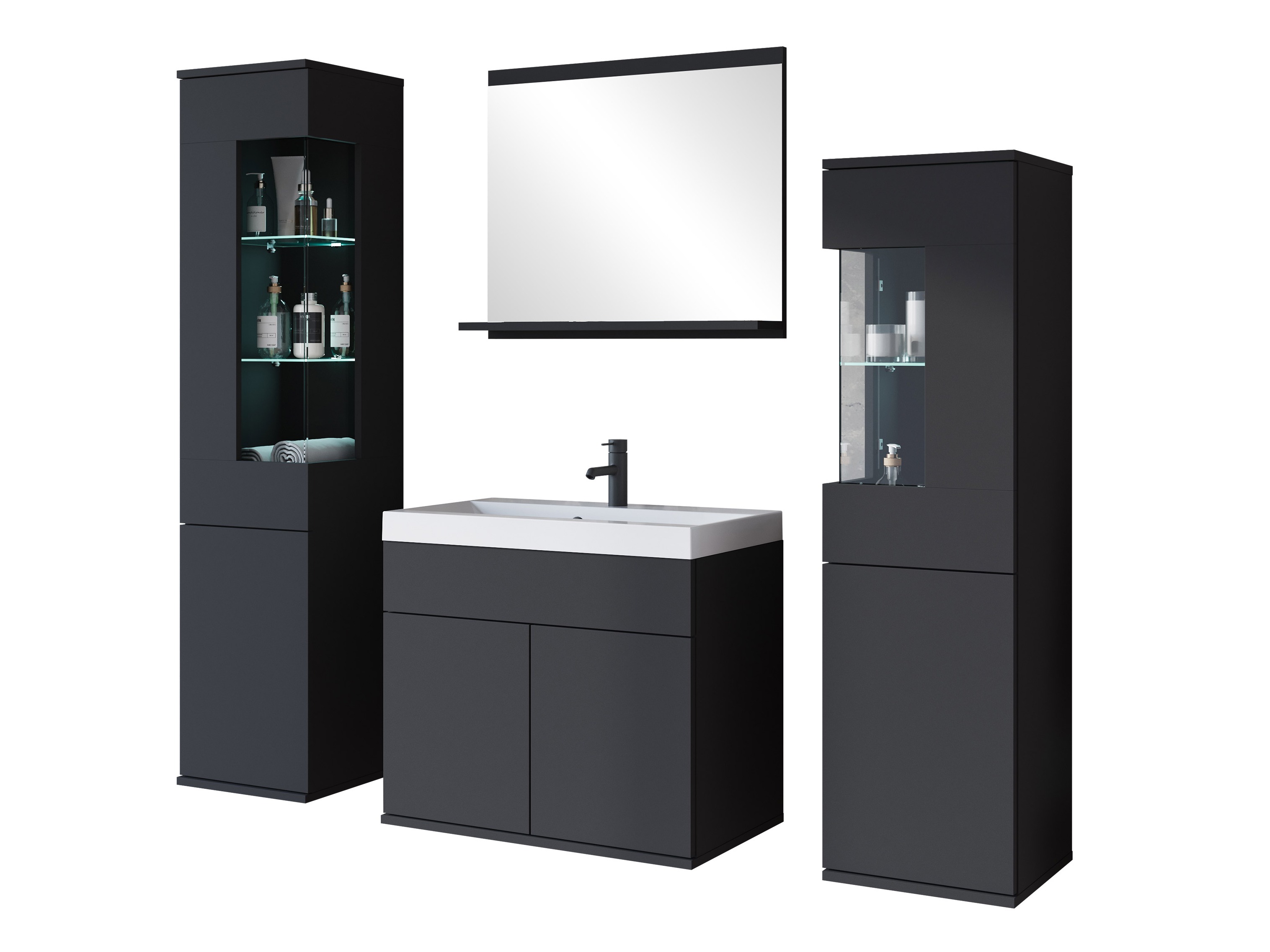 Set za kupatilo Sarasota 194 (Grafit)