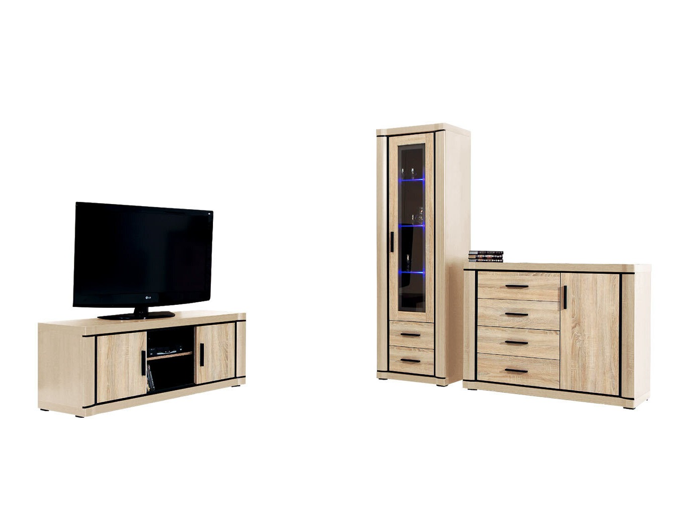 Set za dnevnu sobu Lorelie 122 (Sonoma hrast)