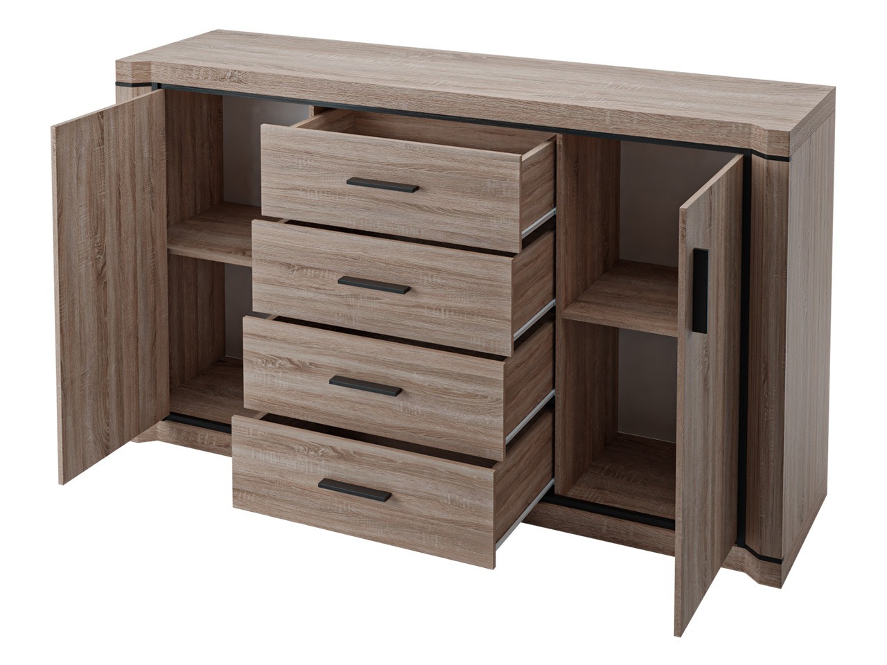 Set za dnevnu sobu Lorelie 124 (Sonoma hrast)