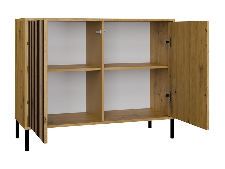 Ormarić Orlsone 109 (Artisan hrast + Crno)