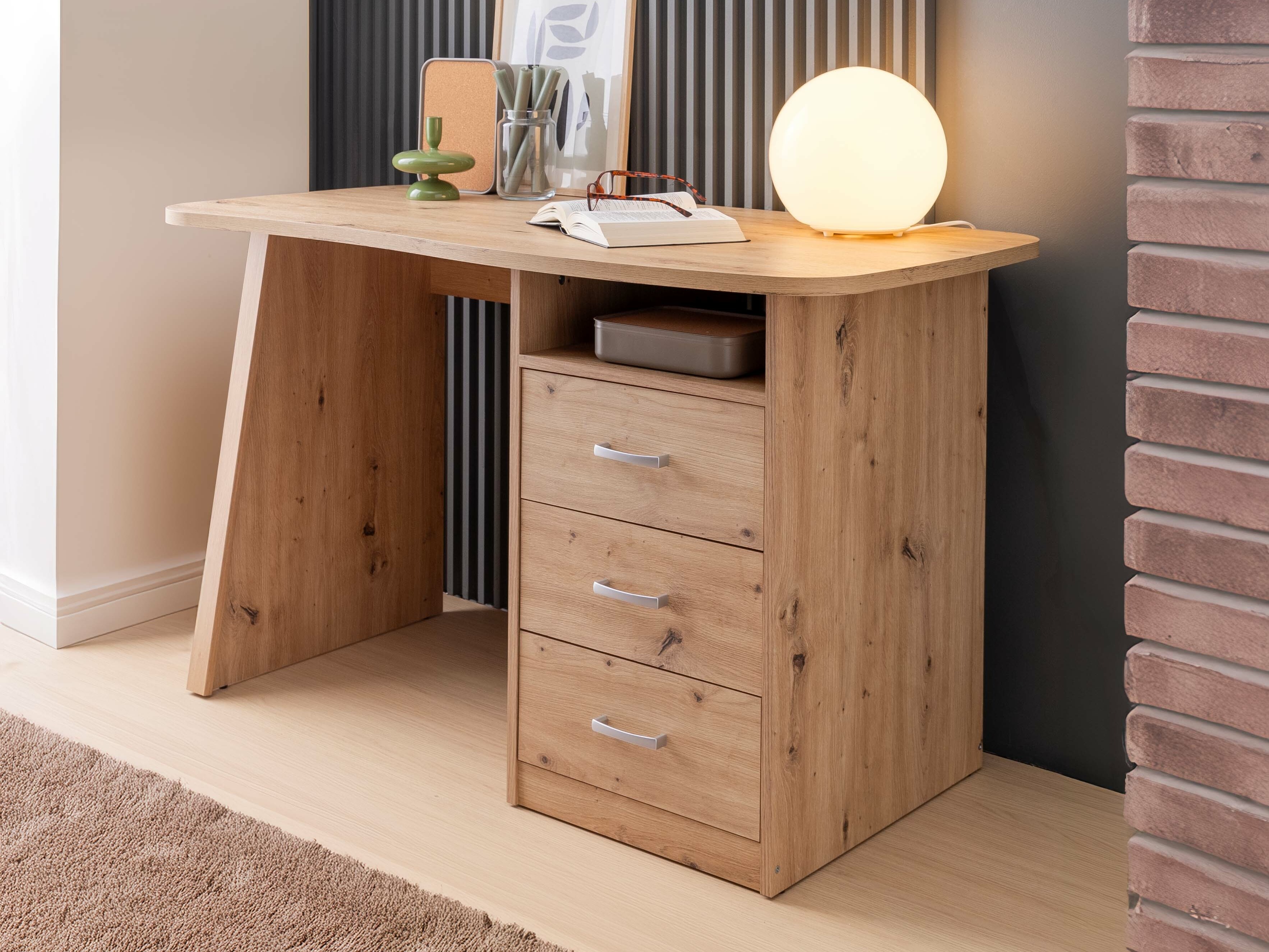 Kancelarijski sto Ontario 204 (Artisan hrast)