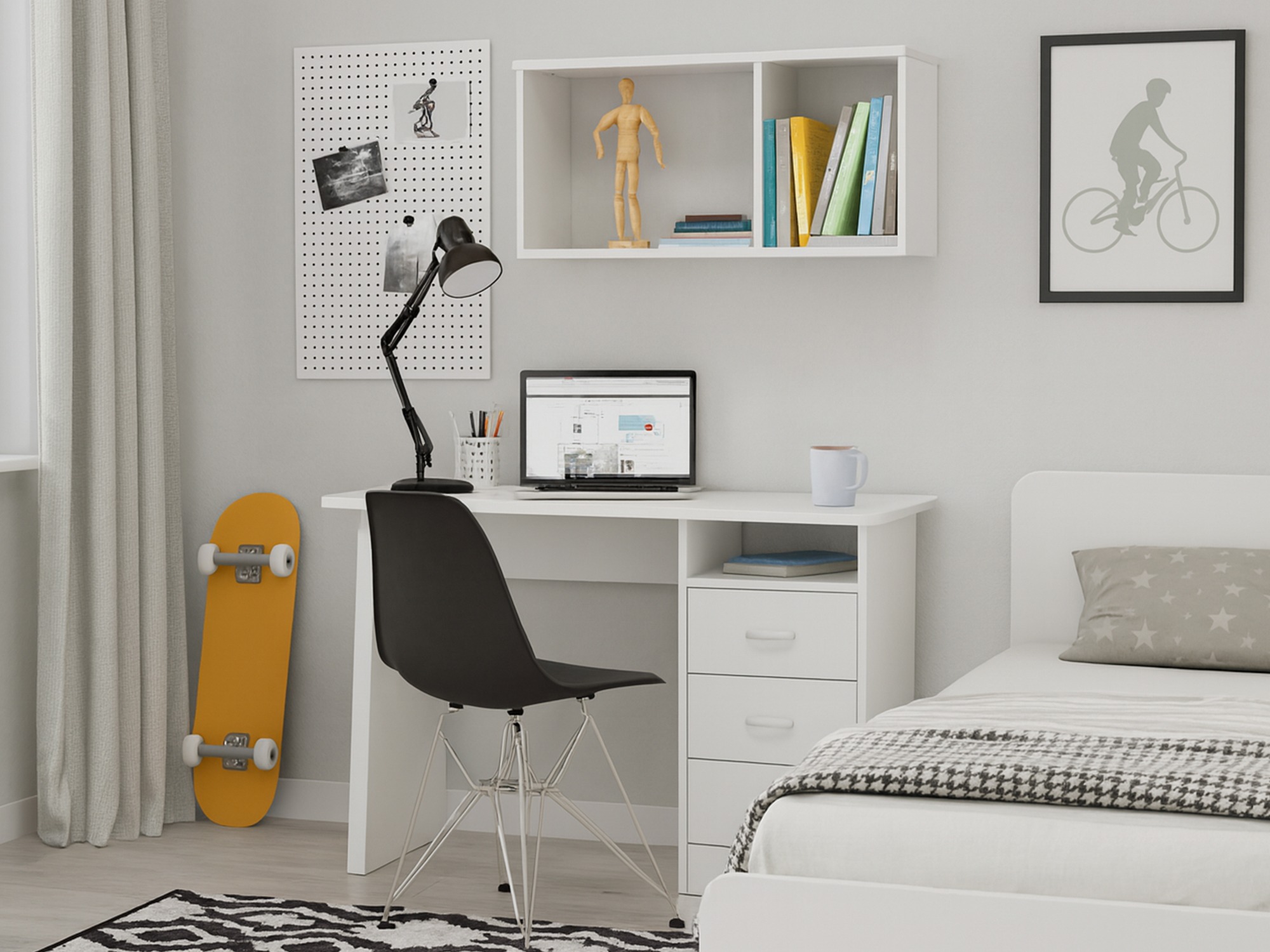 Kancelarijski sto Ontario 204 (Belo)