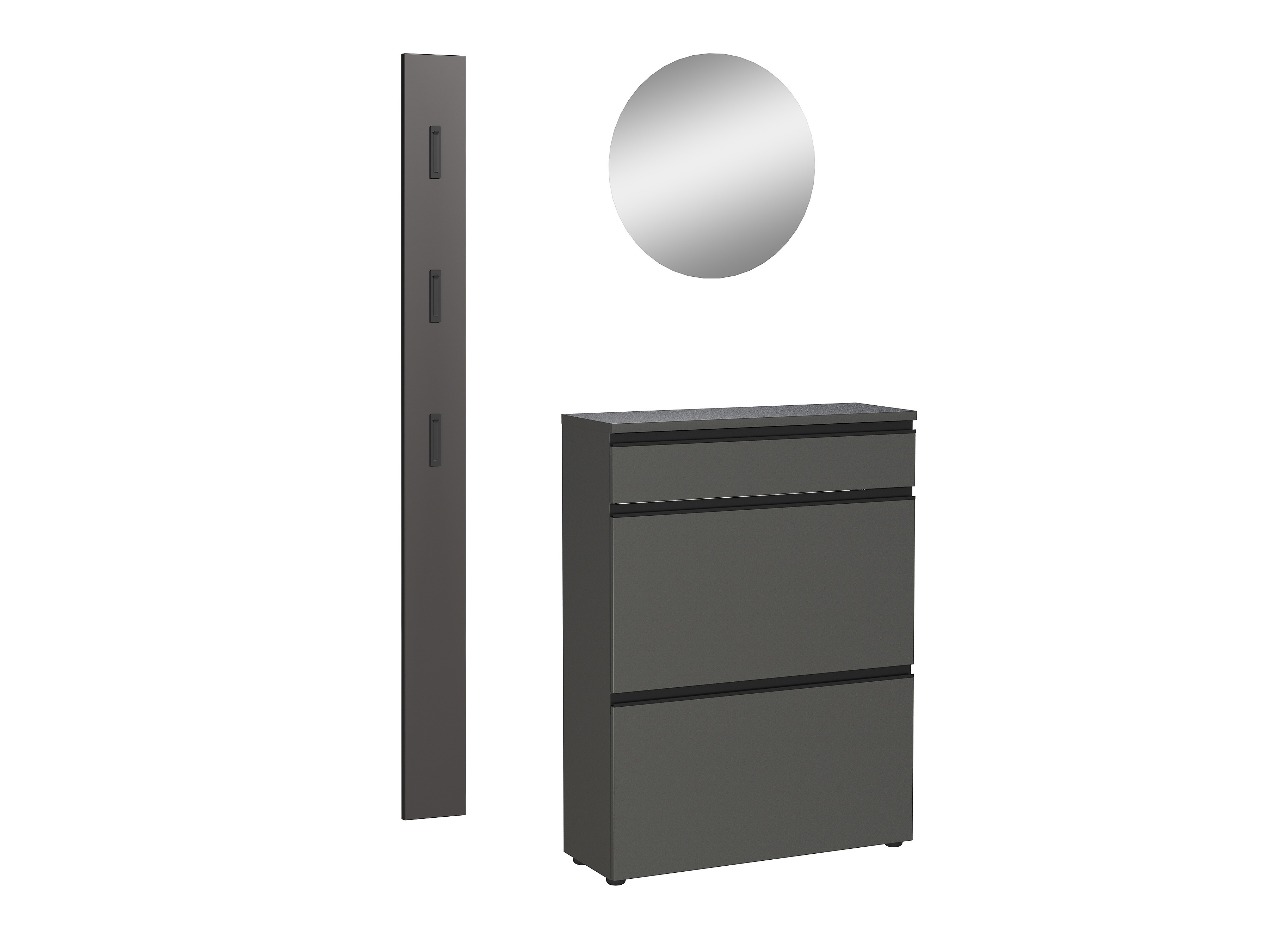 Set za hodnik Sacramento 532 (Grafit)