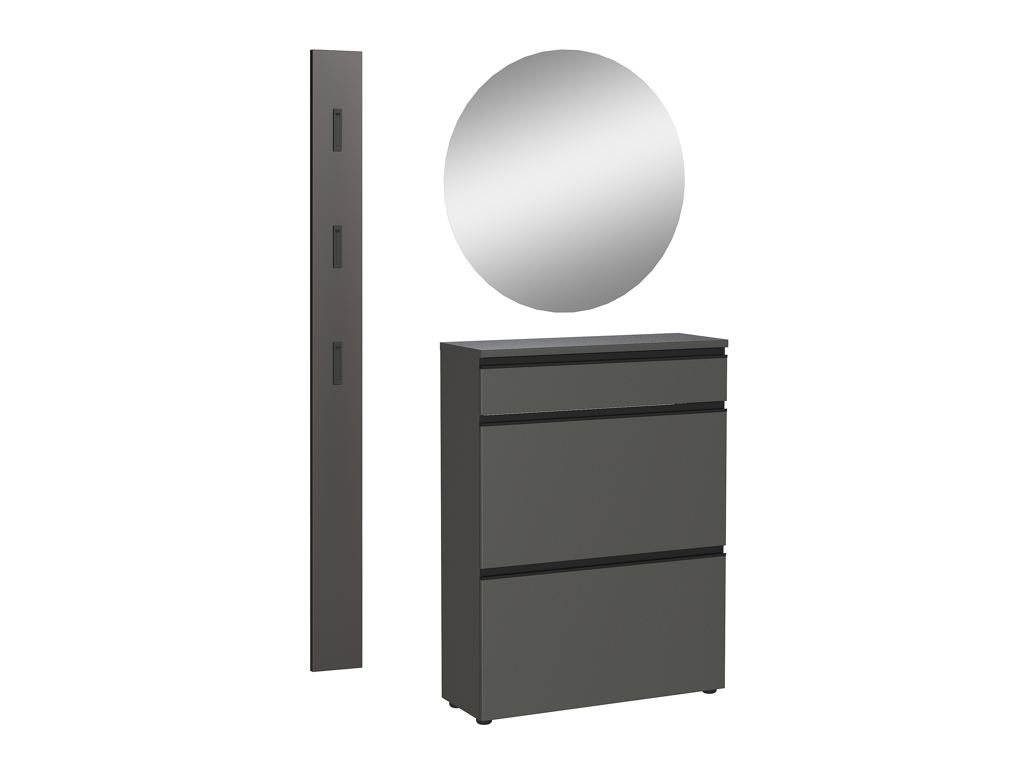 Set za hodnik Sacramento 533 (Grafit)