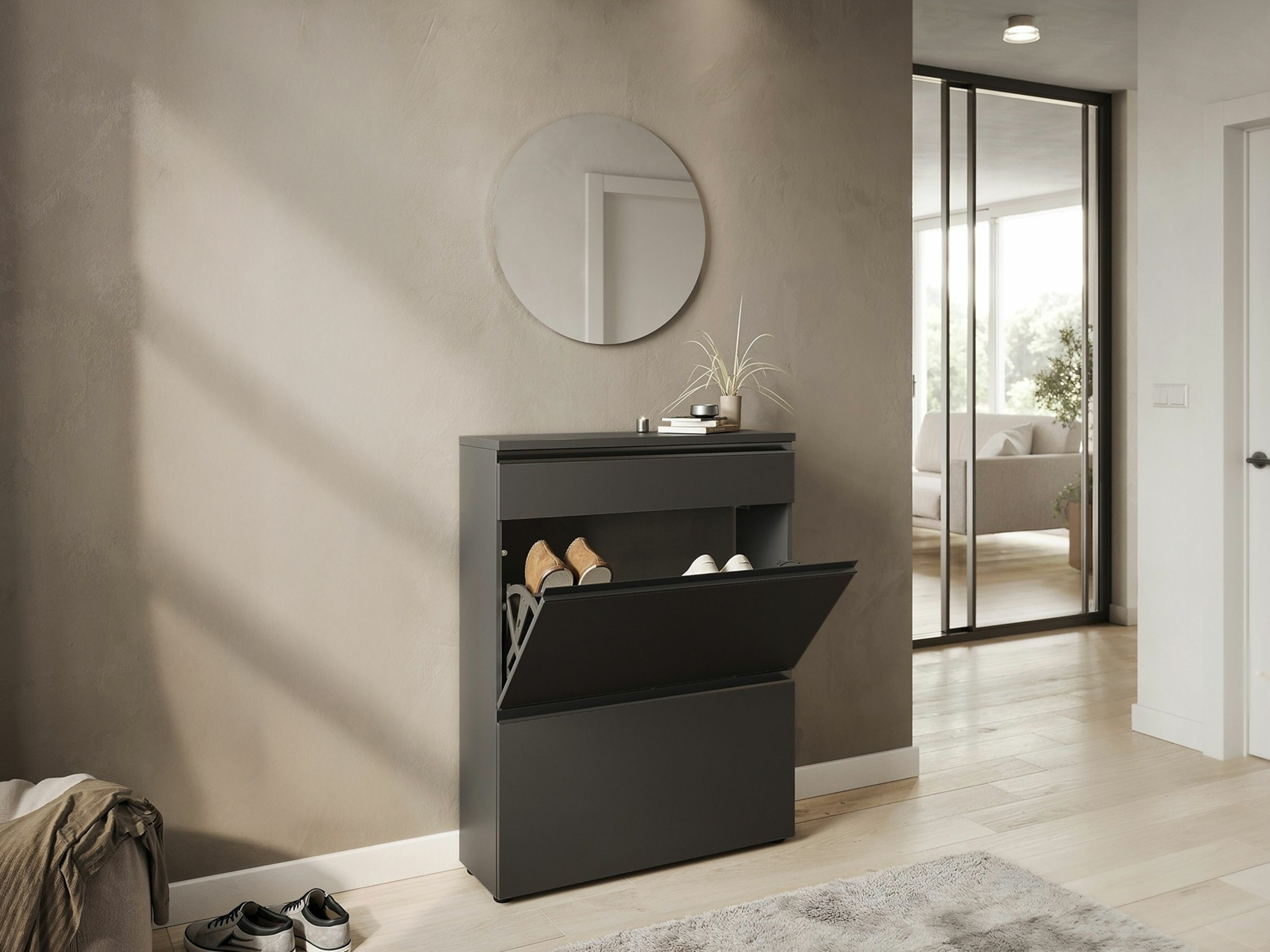 Set za hodnik Sacramento 533 (Grafit)