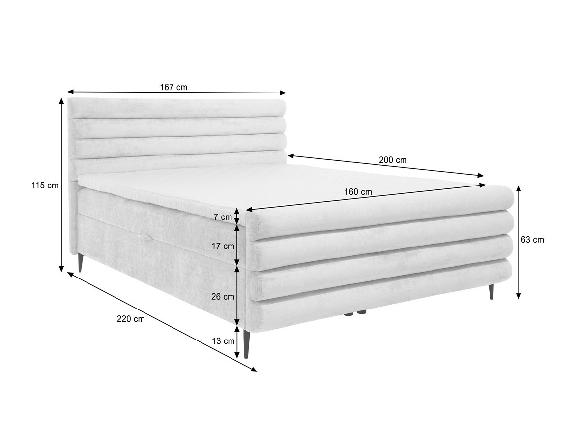 Boxspring krevet Margate 134 (Clara 215.03)