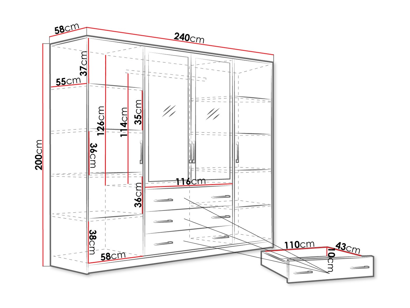 Ormar Dortivu III (Nije dostupno)