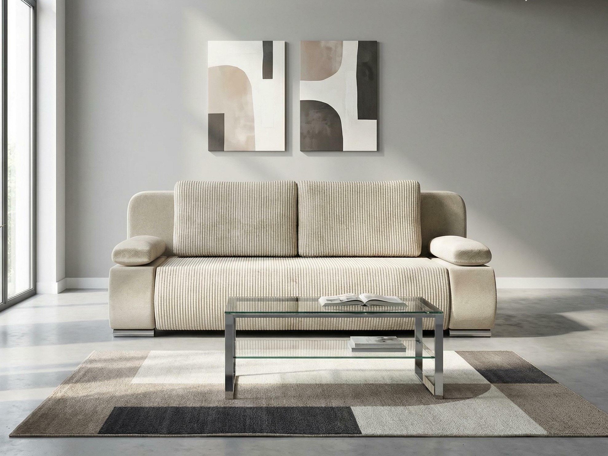 Sofa na razvlačenje Comfivo Pudor (Poso 100 + Paros 01)