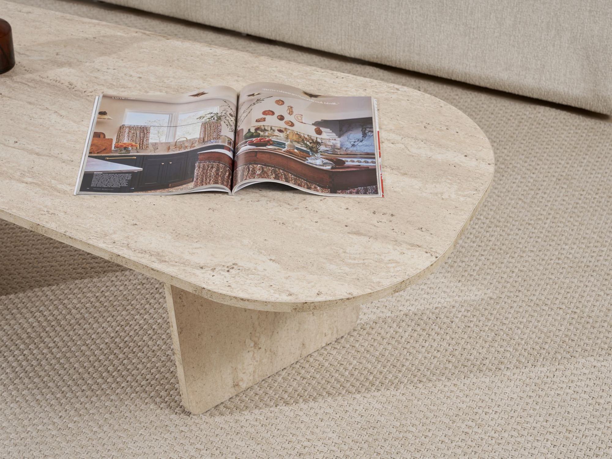 Stočić za kafu Novato 135 (Svetlo Travertine)
