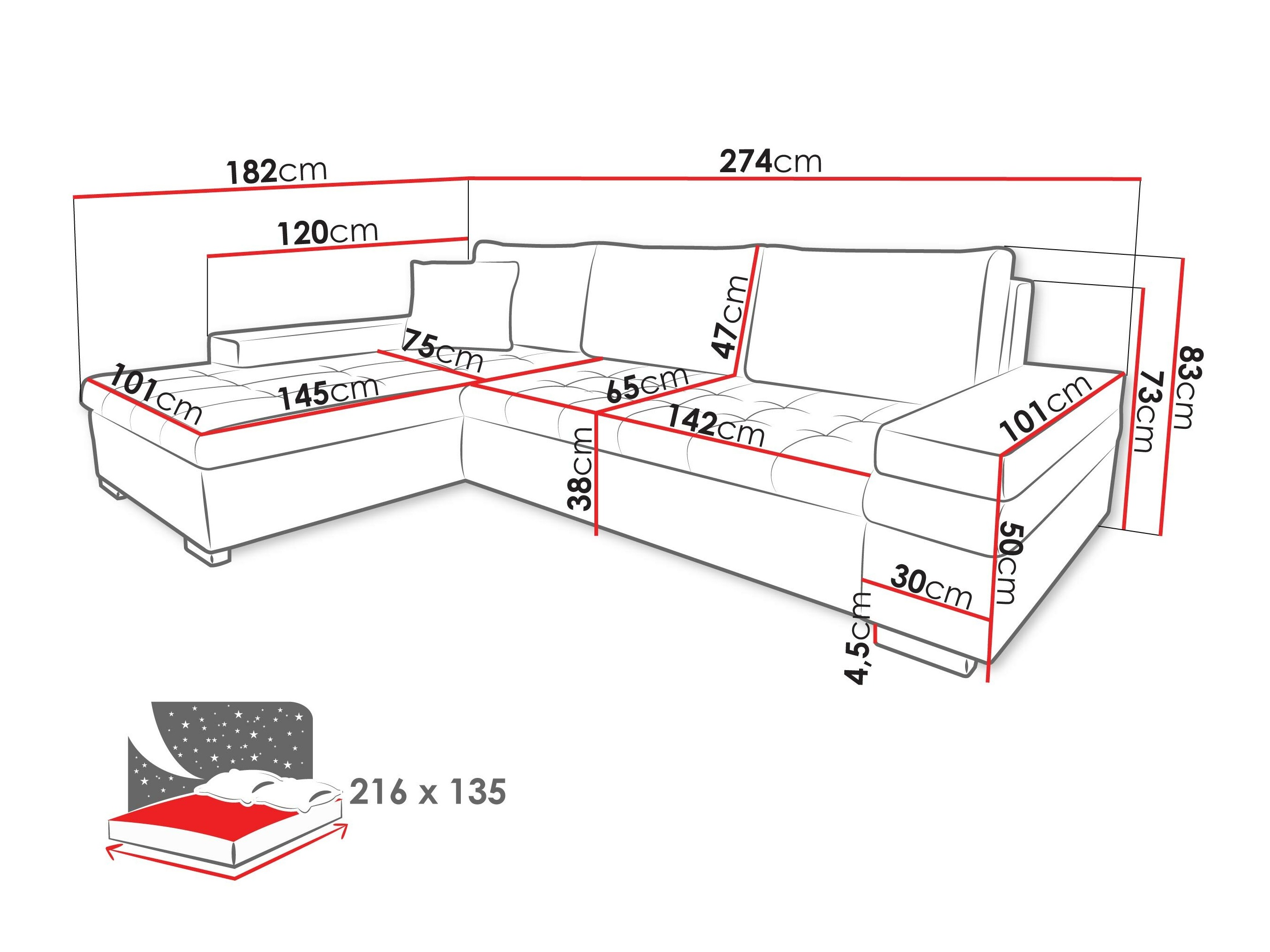 Ugaona garnitura Comfivo Olivetum III (Magic Velvet 2216 + Magic Velvet 2216 + Magic Velvet 2217)