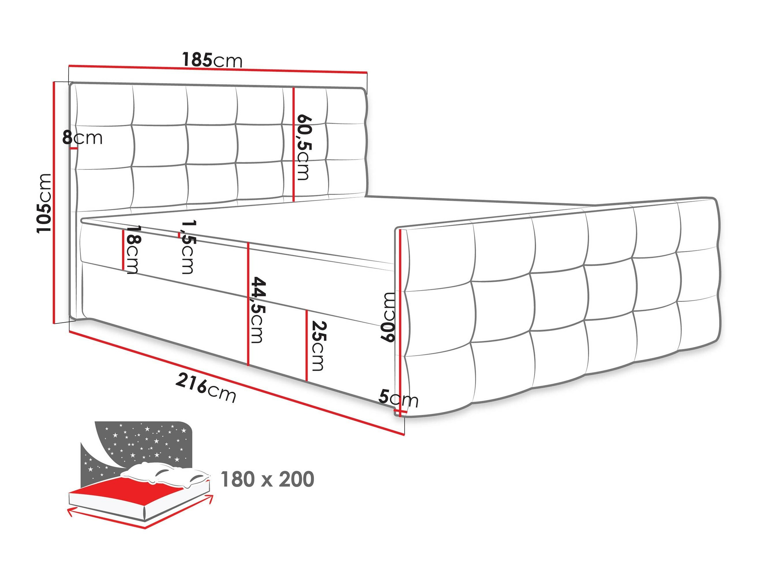 Boxspring krevet Memphis 113 (Soft 011)