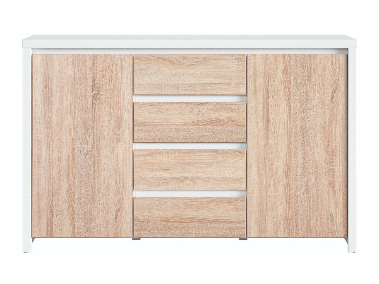 Komoda Nolroma 103 (Belo + Sonoma hrast)