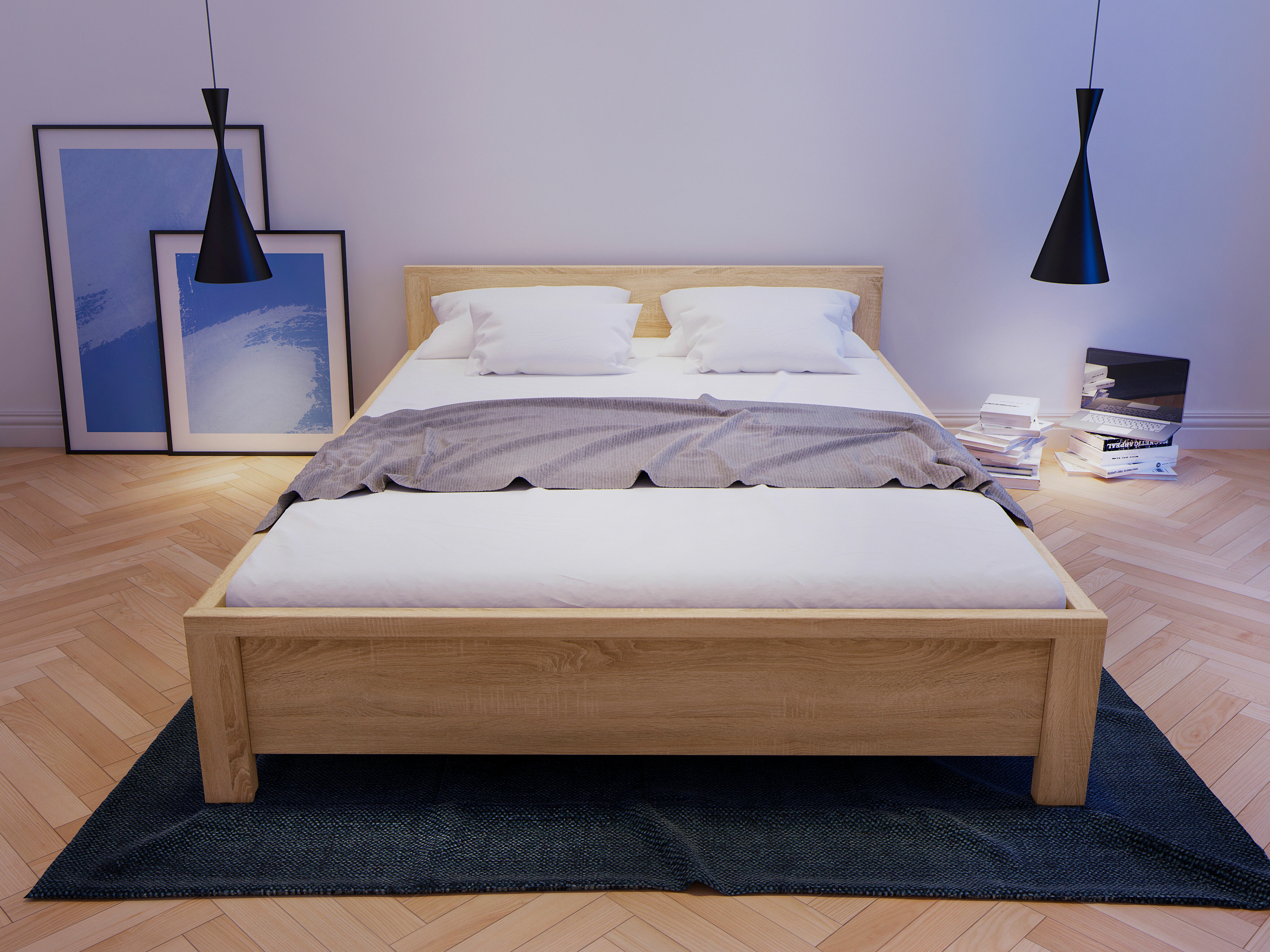 Krevet Nolroma 121 (Sonoma hrast)