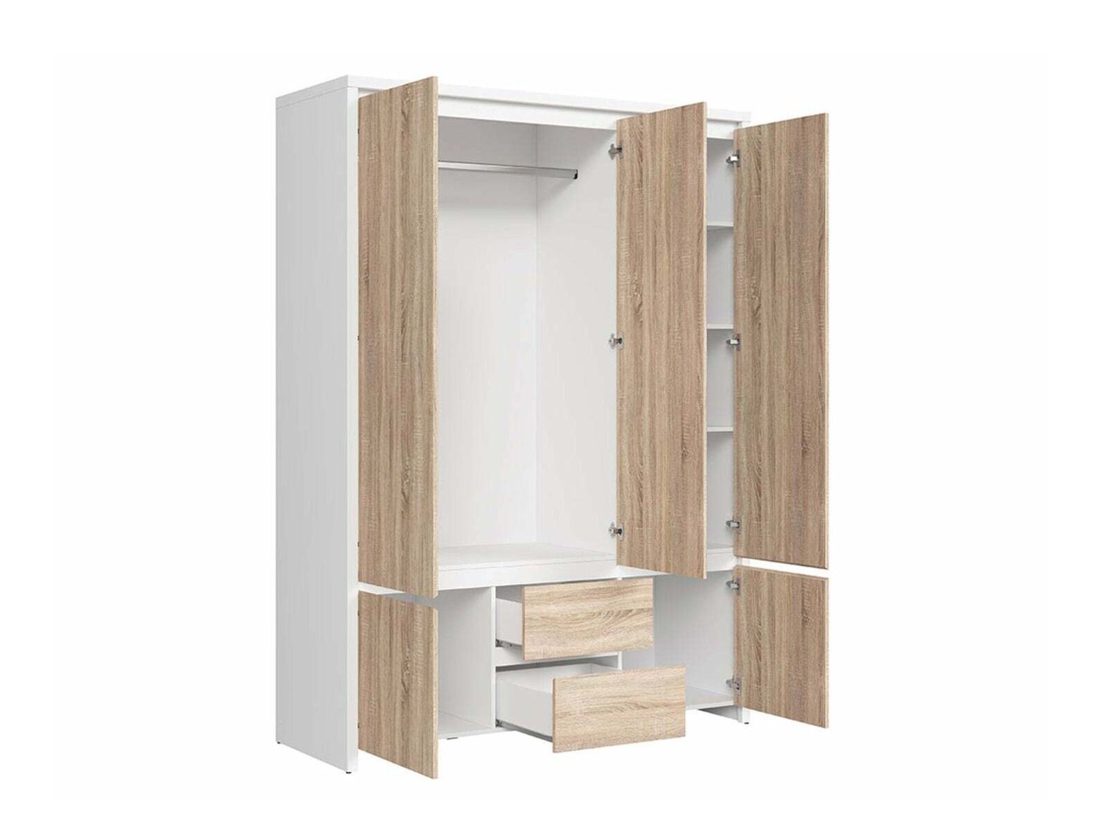 Ormar Nolroma 118 (Belo + Sonoma hrast)