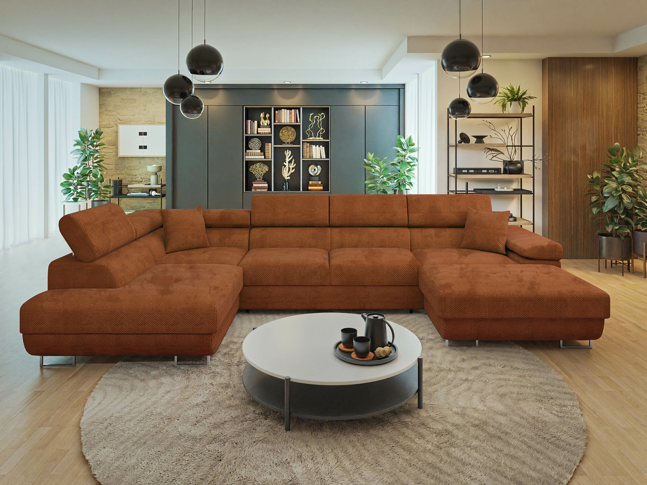 Ugaona garnitura Comfivo Eliferu 103 (Flow 09)