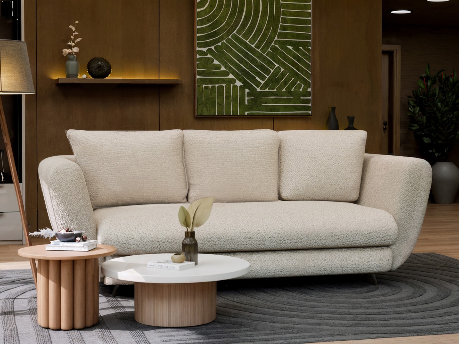 Sofa na razvlačenje Mandeville 354 (Crno)