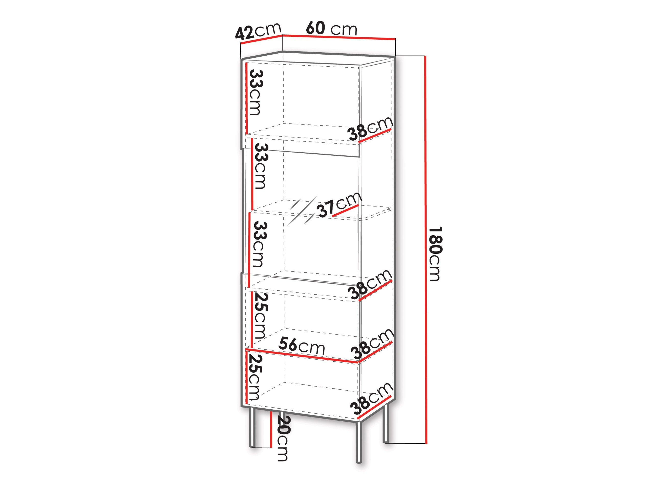 Polica Evavese 108 (Bež)