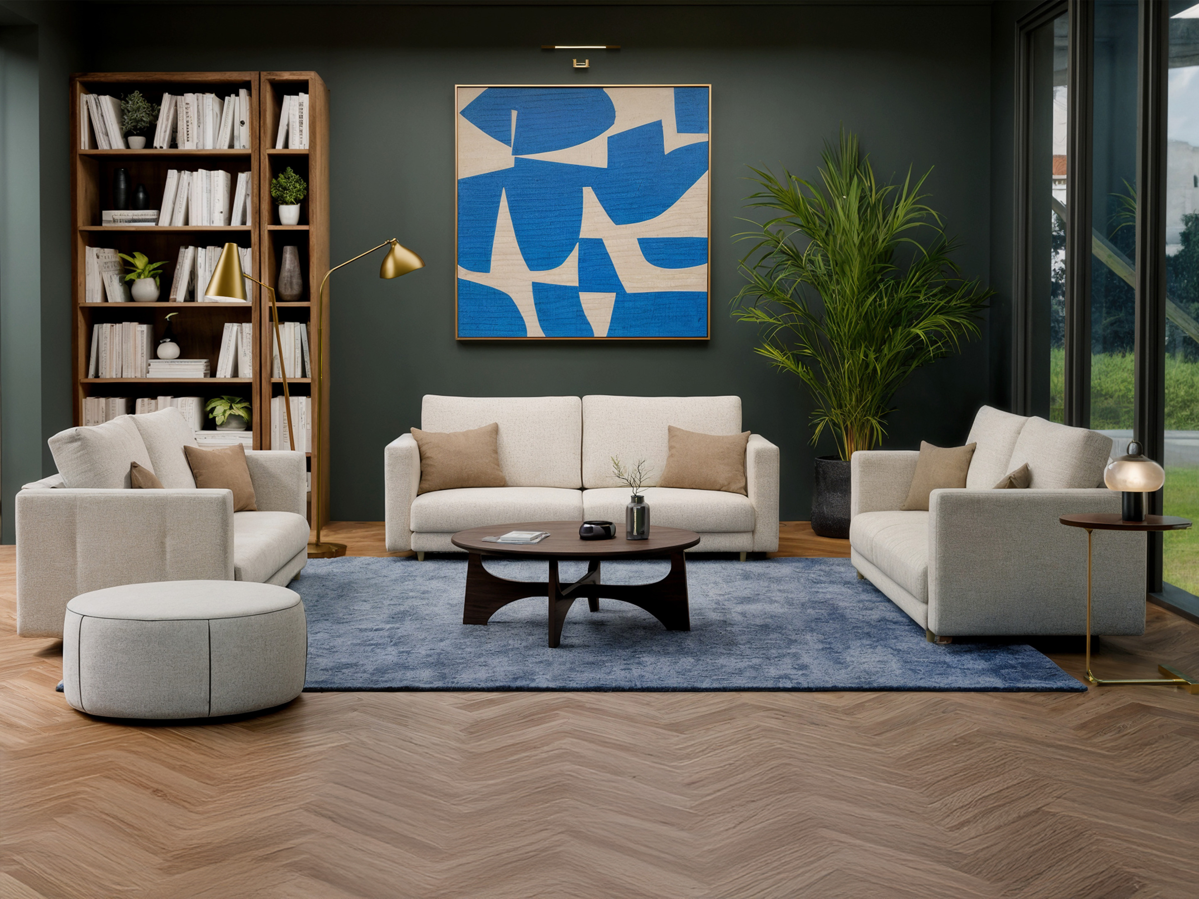 Sofa na razvlačenje Mandeville 353 (Bež)