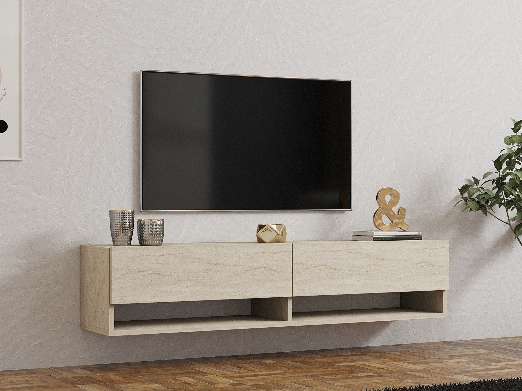 TV komoda Kailua 2690 (Svetlo Travertine)