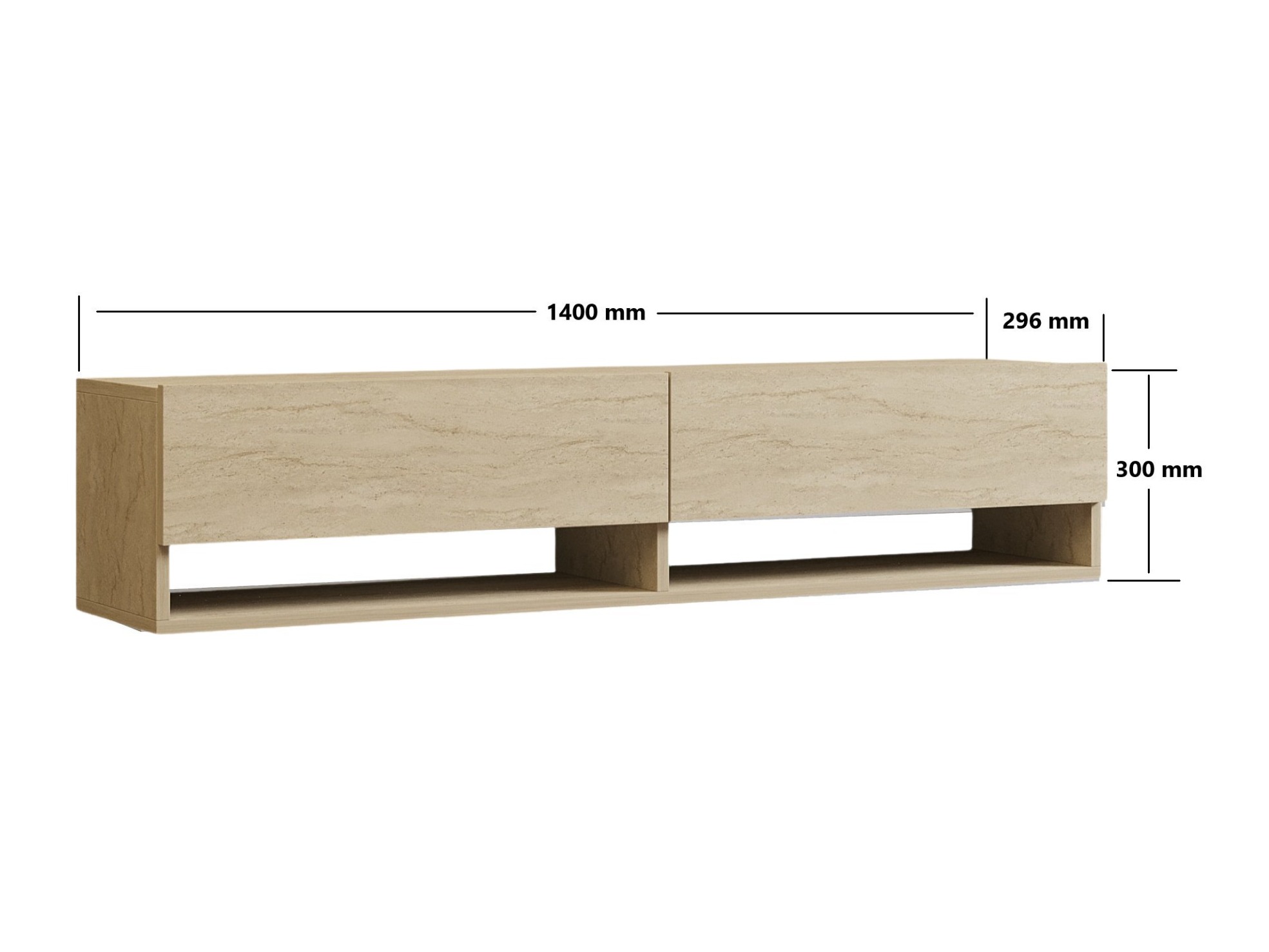 TV komoda Kailua 2690 (Svetlo Travertine)