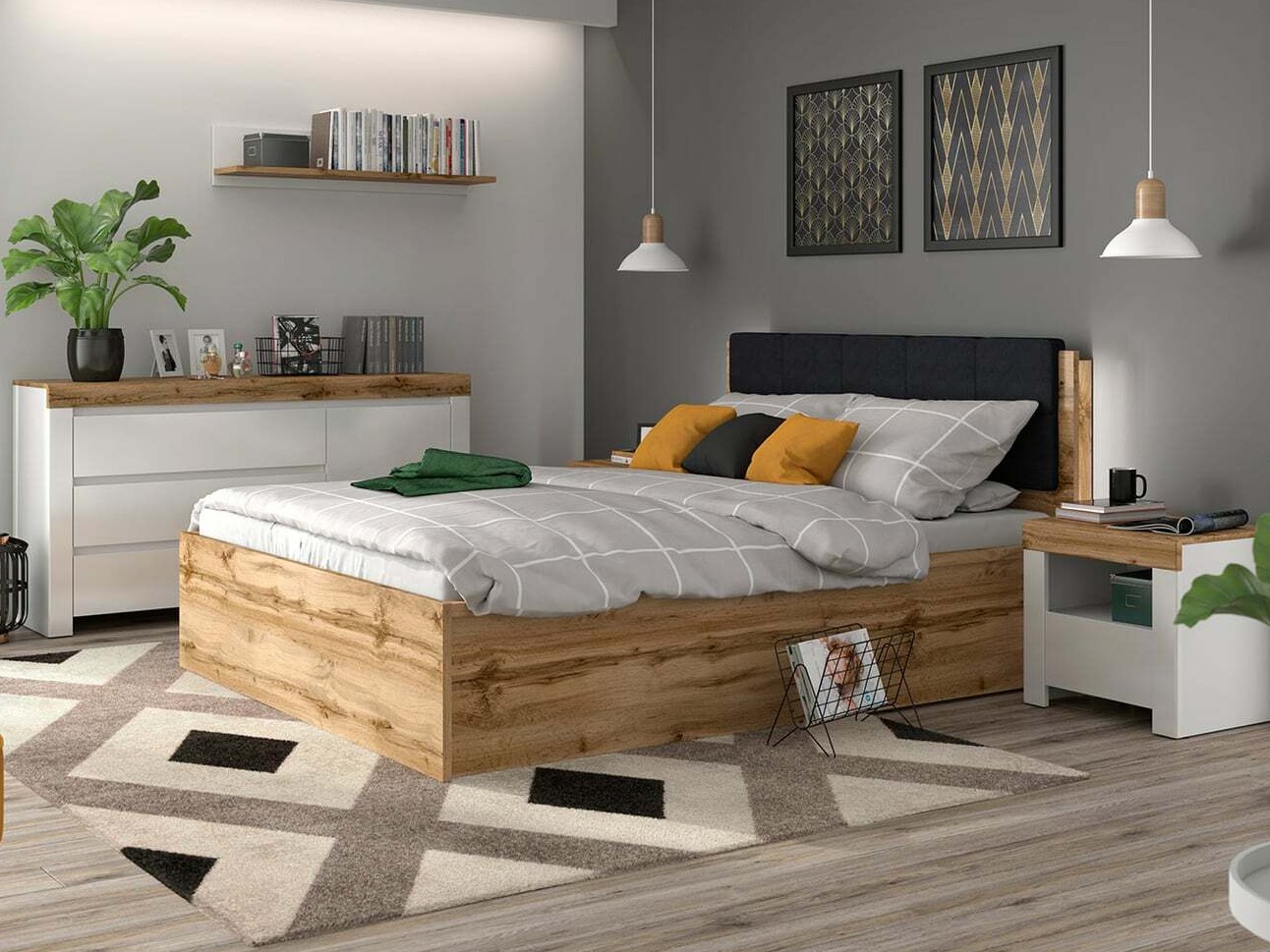 Krevet Livevaro 126 (Hrast Votan)