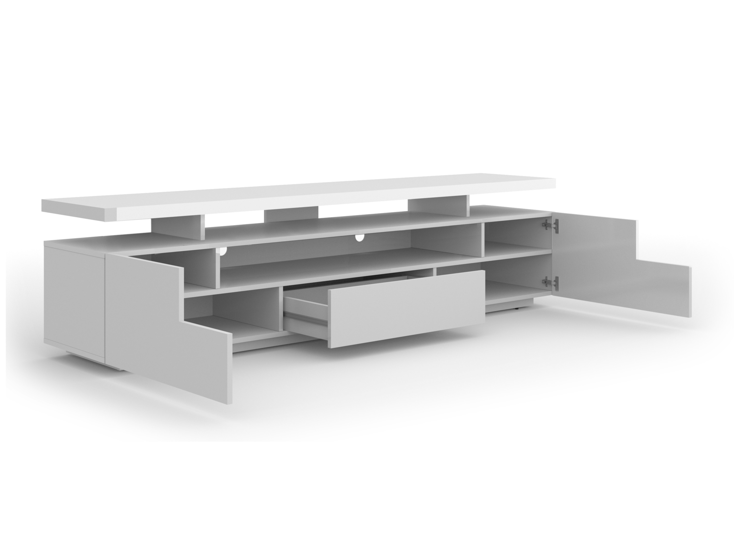 TV komoda Buffalo 175 (Sjajno belo)