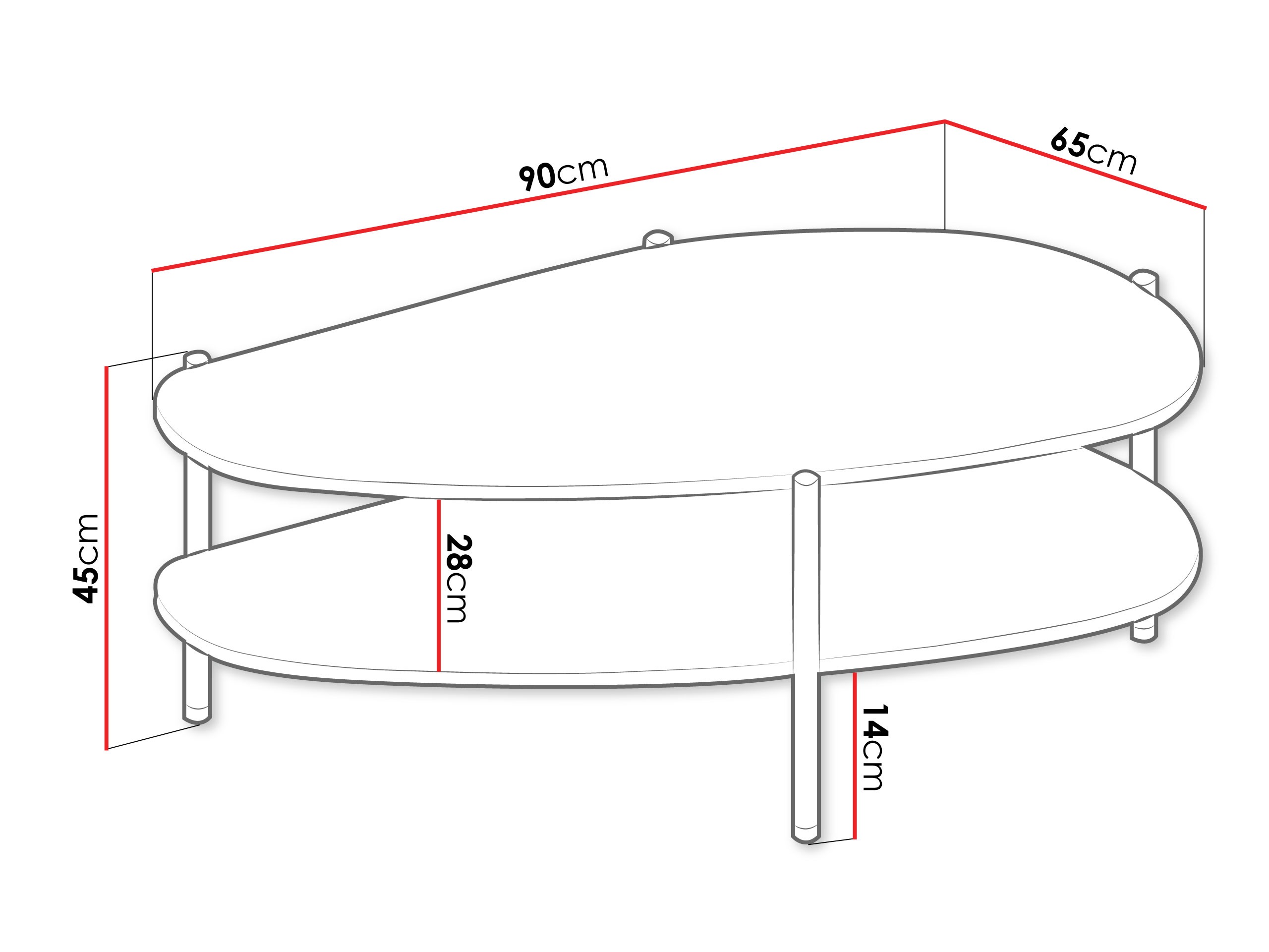 Stočić za kafu Mavtoru 109 (Crno)