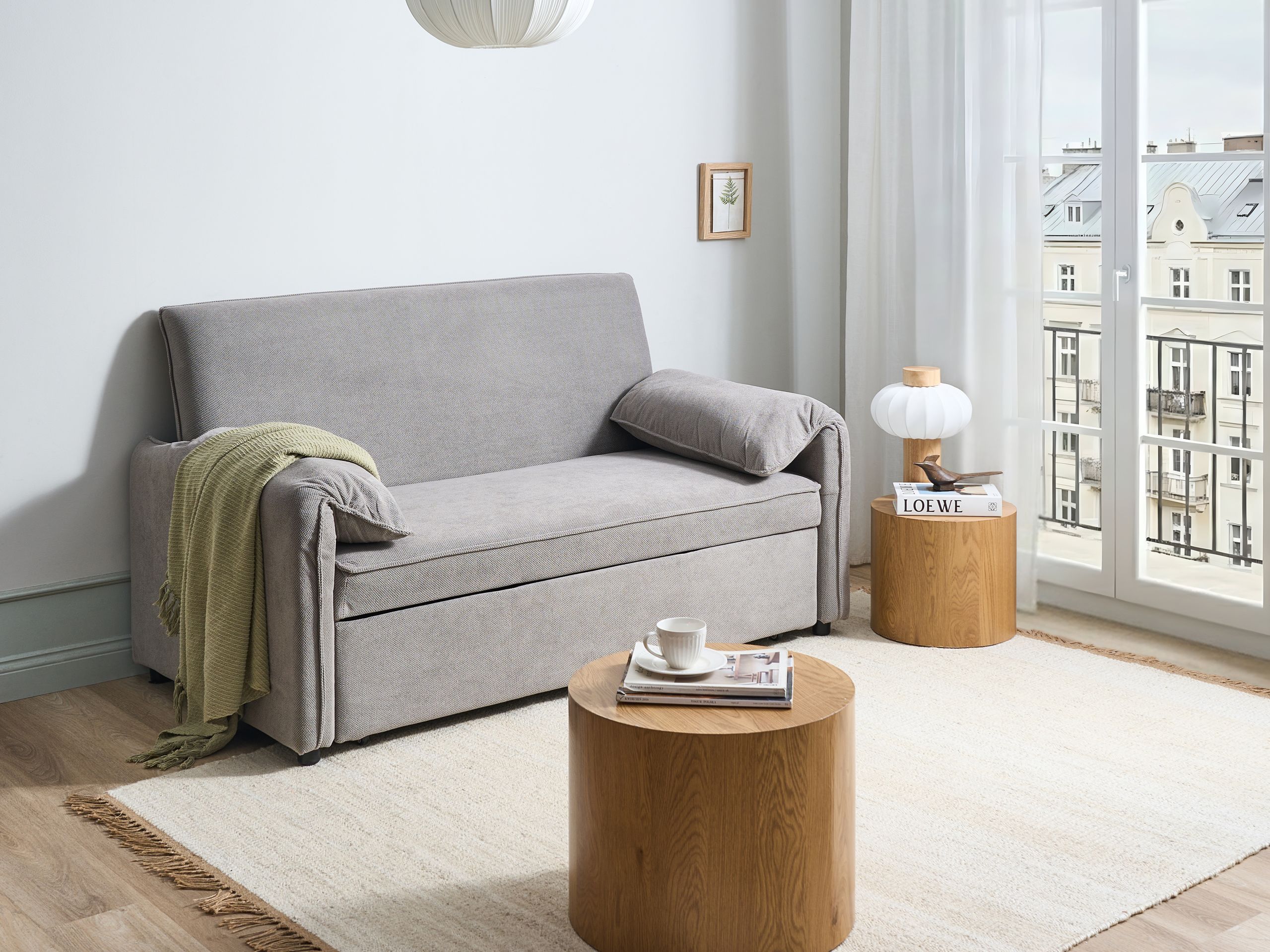 Sofa na razvlačenje Berwyn 2908 (Sivo)