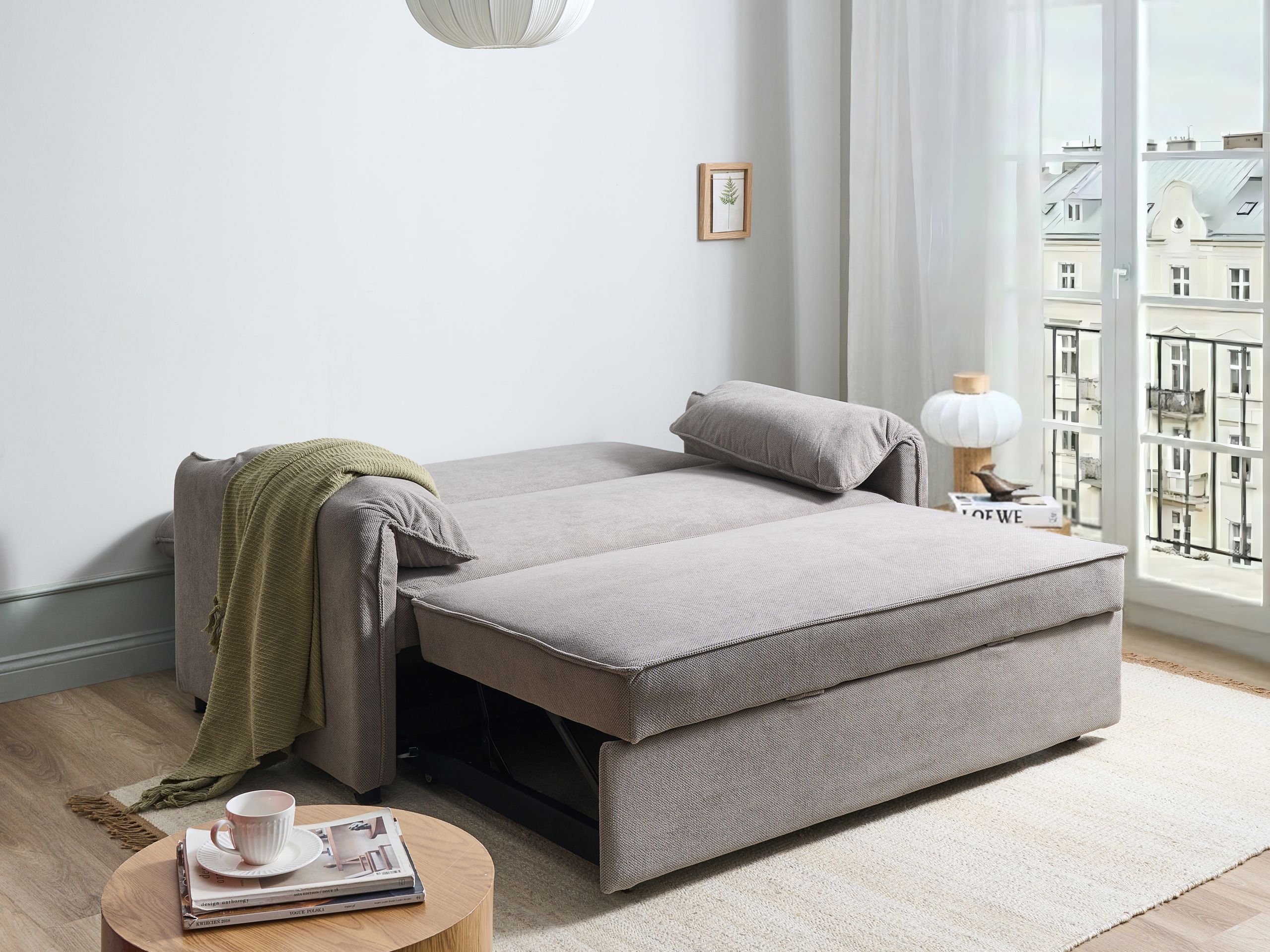 Sofa na razvlačenje Berwyn 2908 (Sivo)