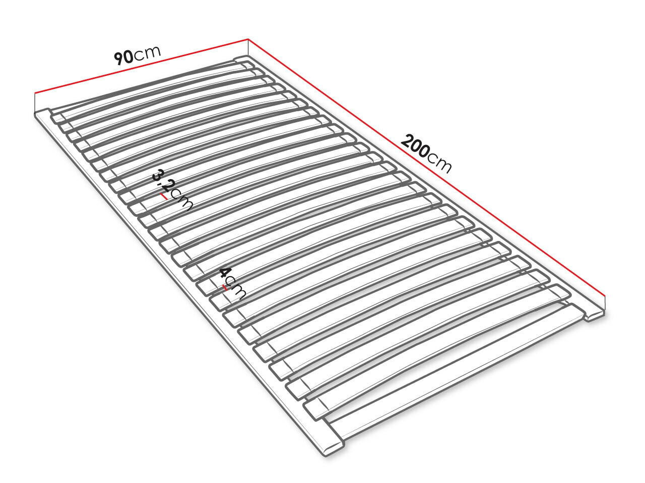 Krevetske letvice Dayton 118