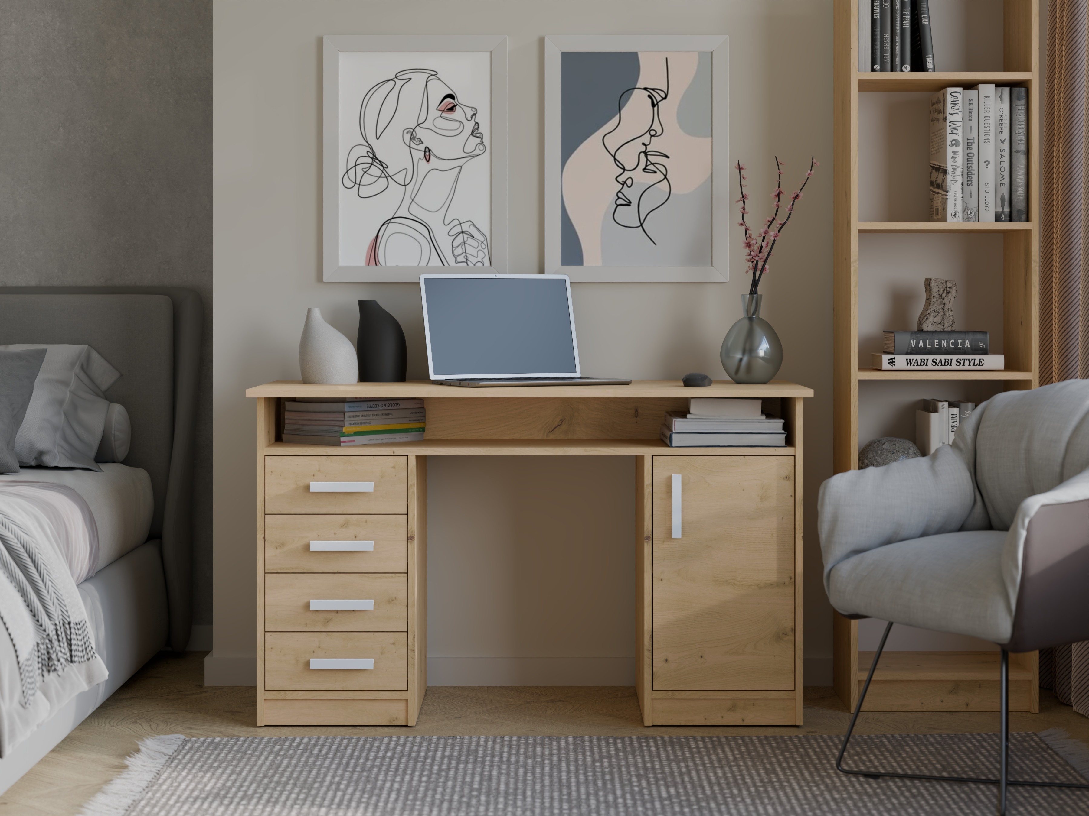 Kancelarijski sto Mandeville 329 (Artisan aok)