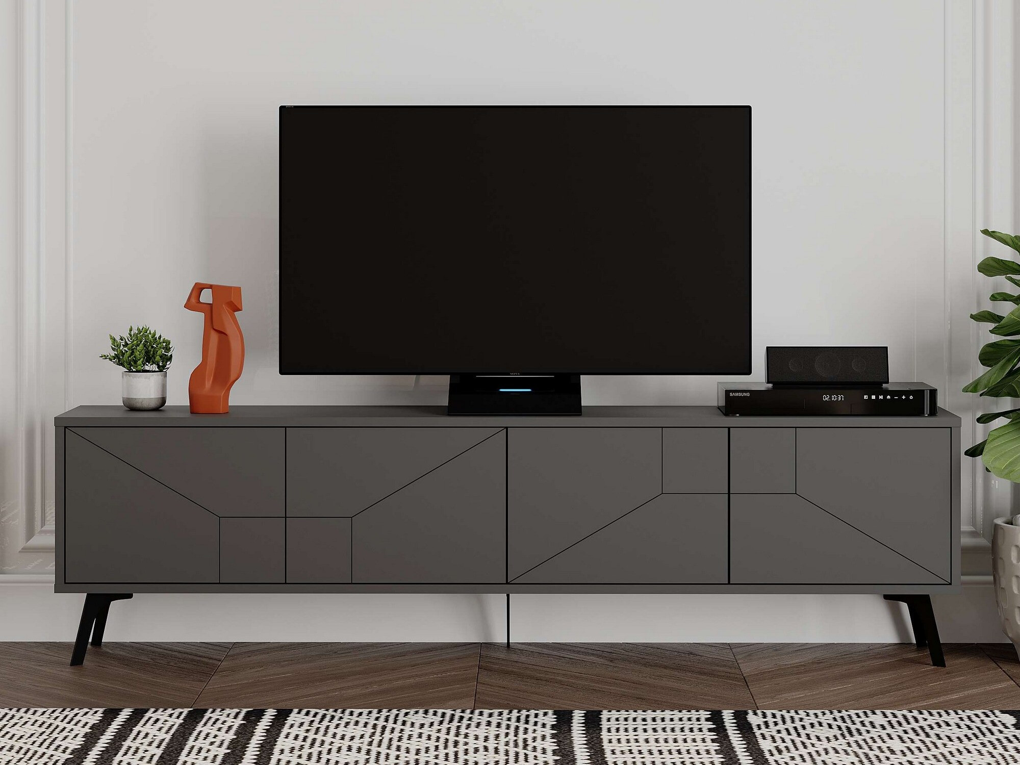 TV komoda Kailua 1237 (Antracit)