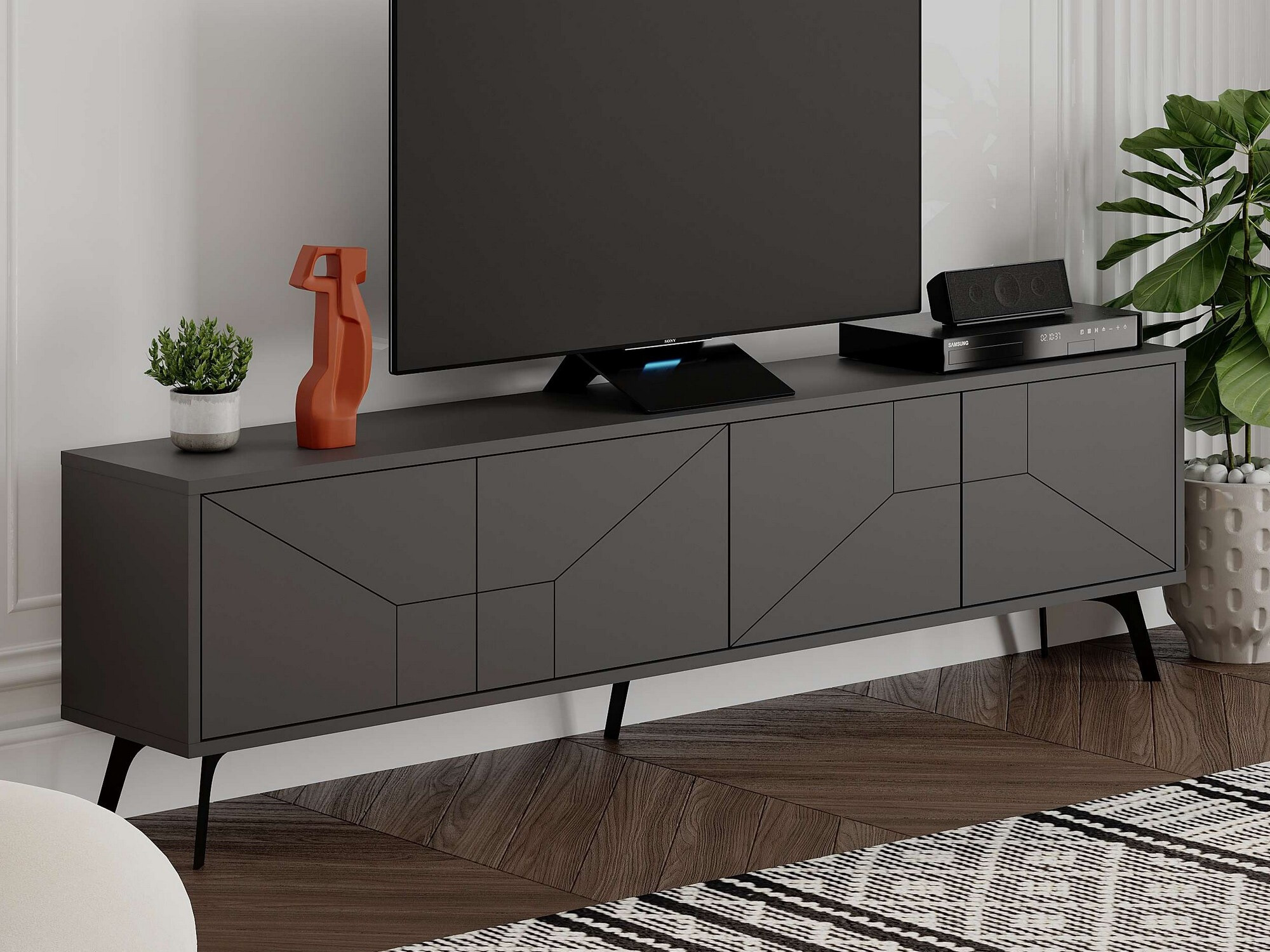 TV komoda Kailua 1237 (Antracit)