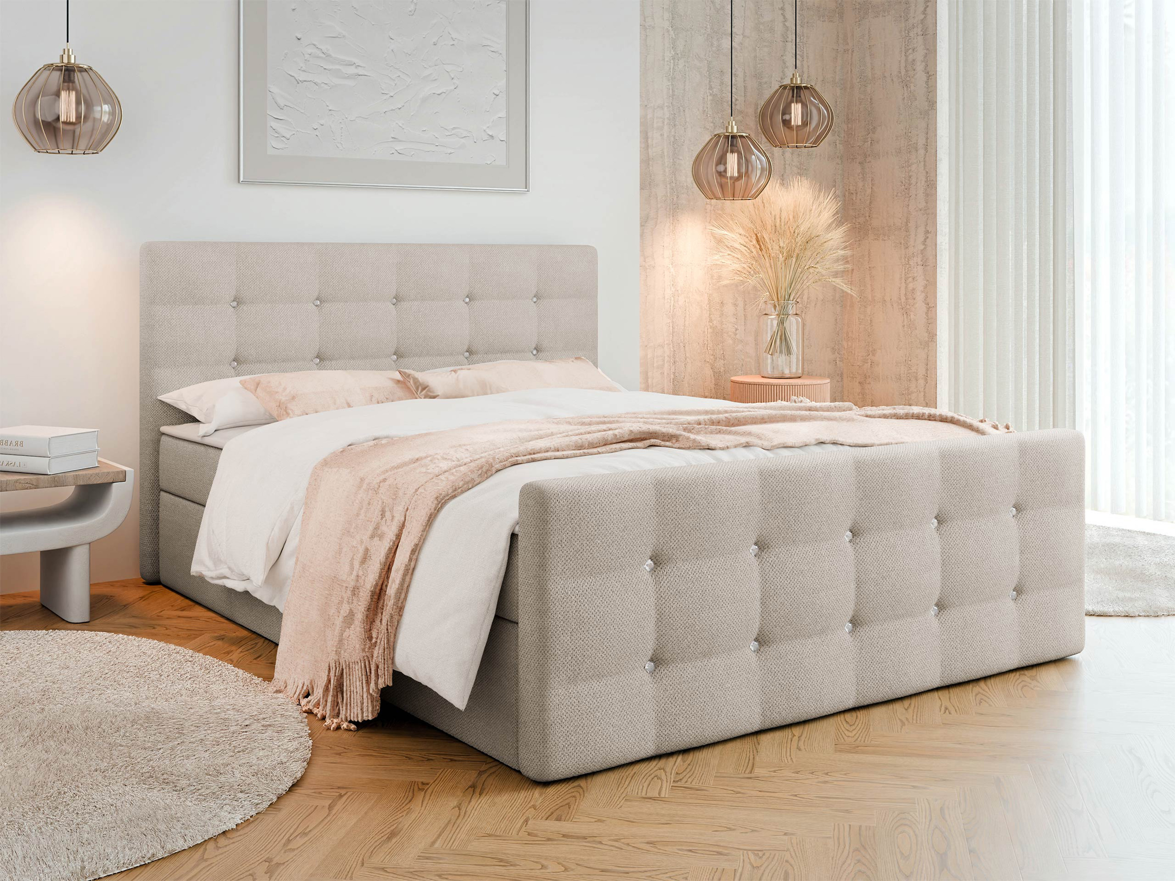 Boxspring krevet Memphis 113 (Rico 01)