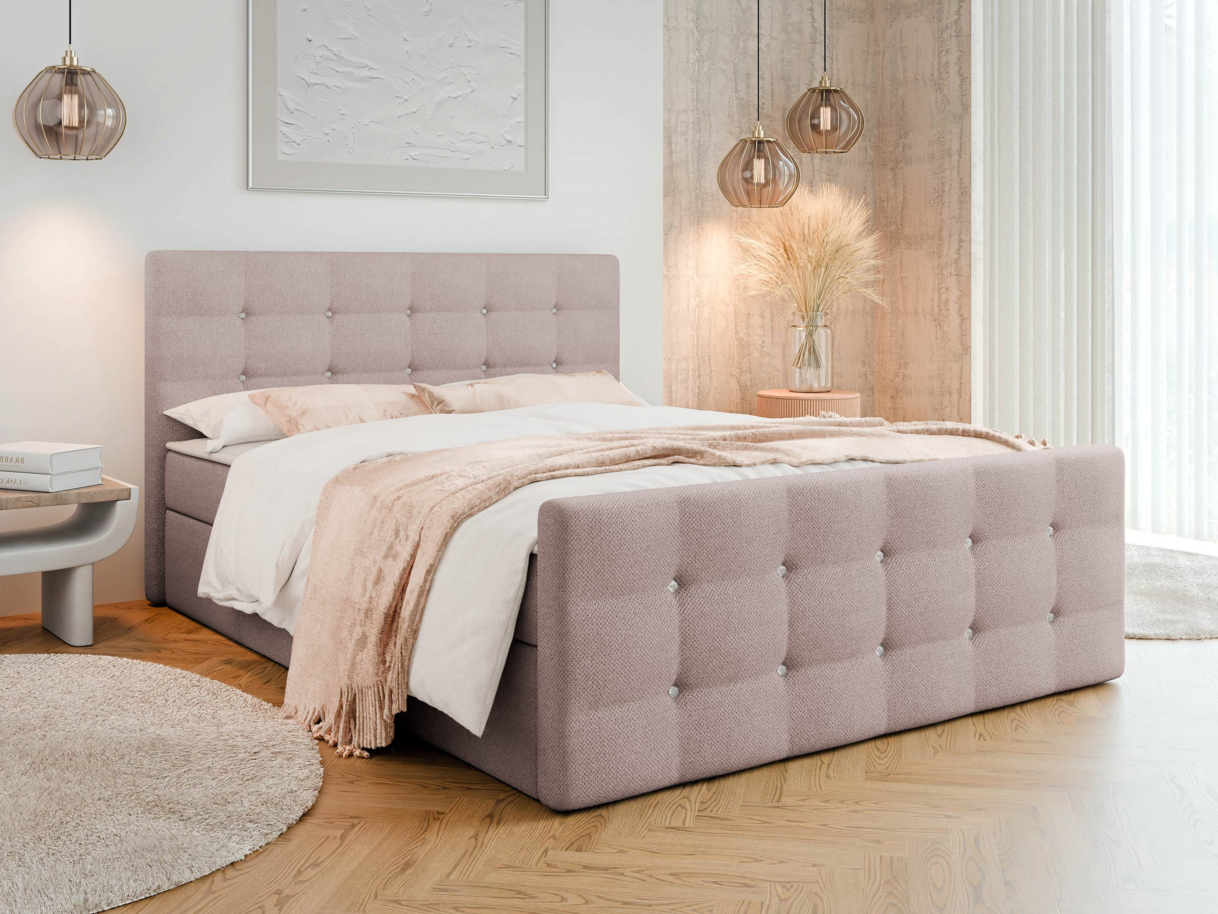 Boxspring krevet Memphis 113 (Rico 19)