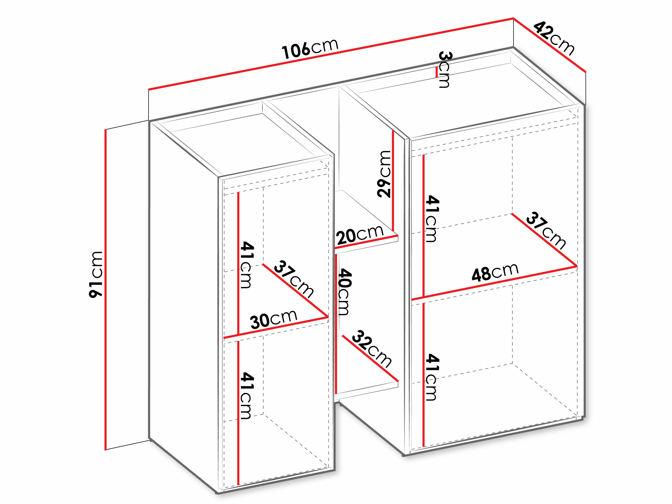 Ormarić Tivseva 106