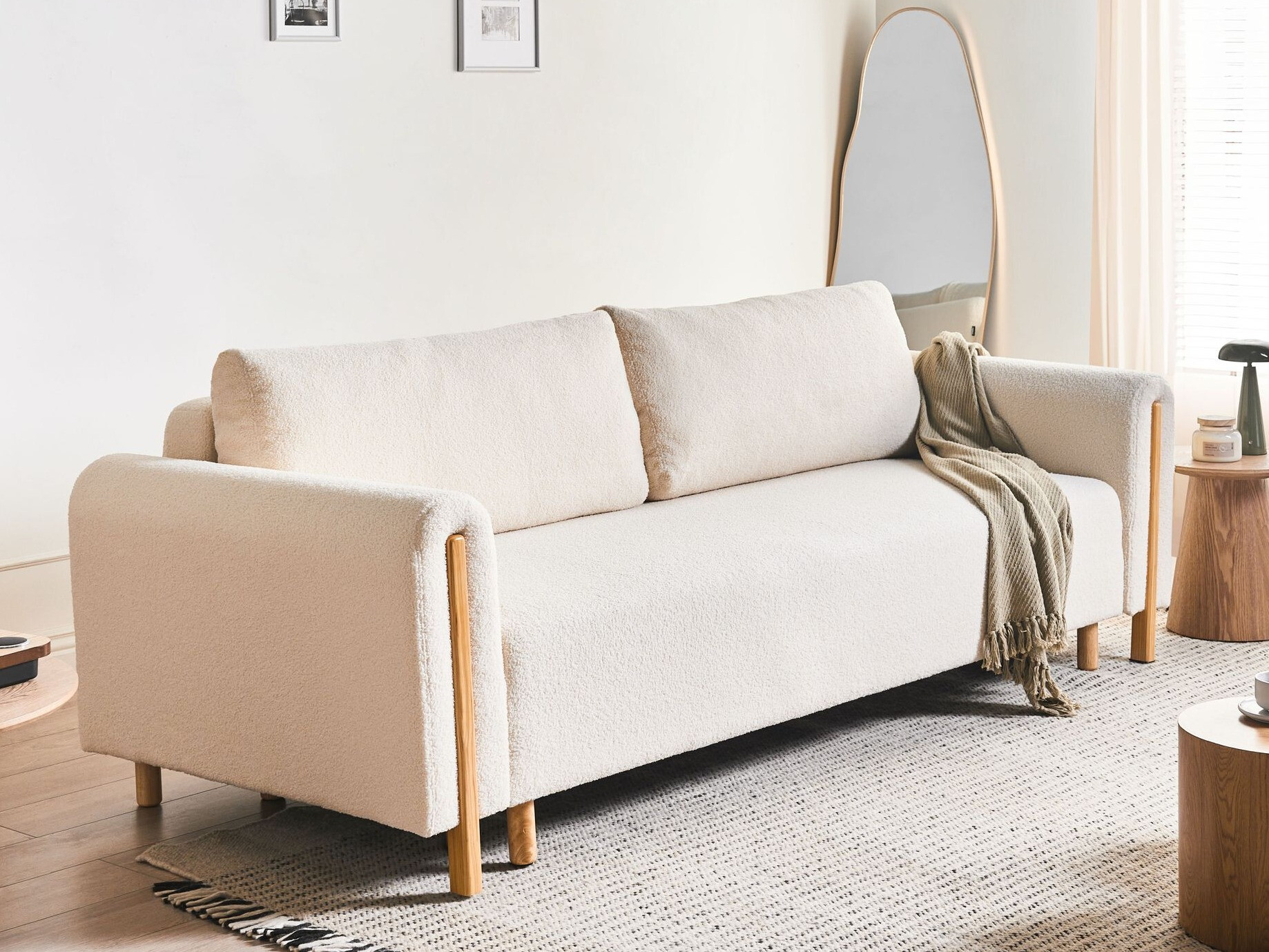 Sofa na razvlačenje Berwyn 2936 (Belo)