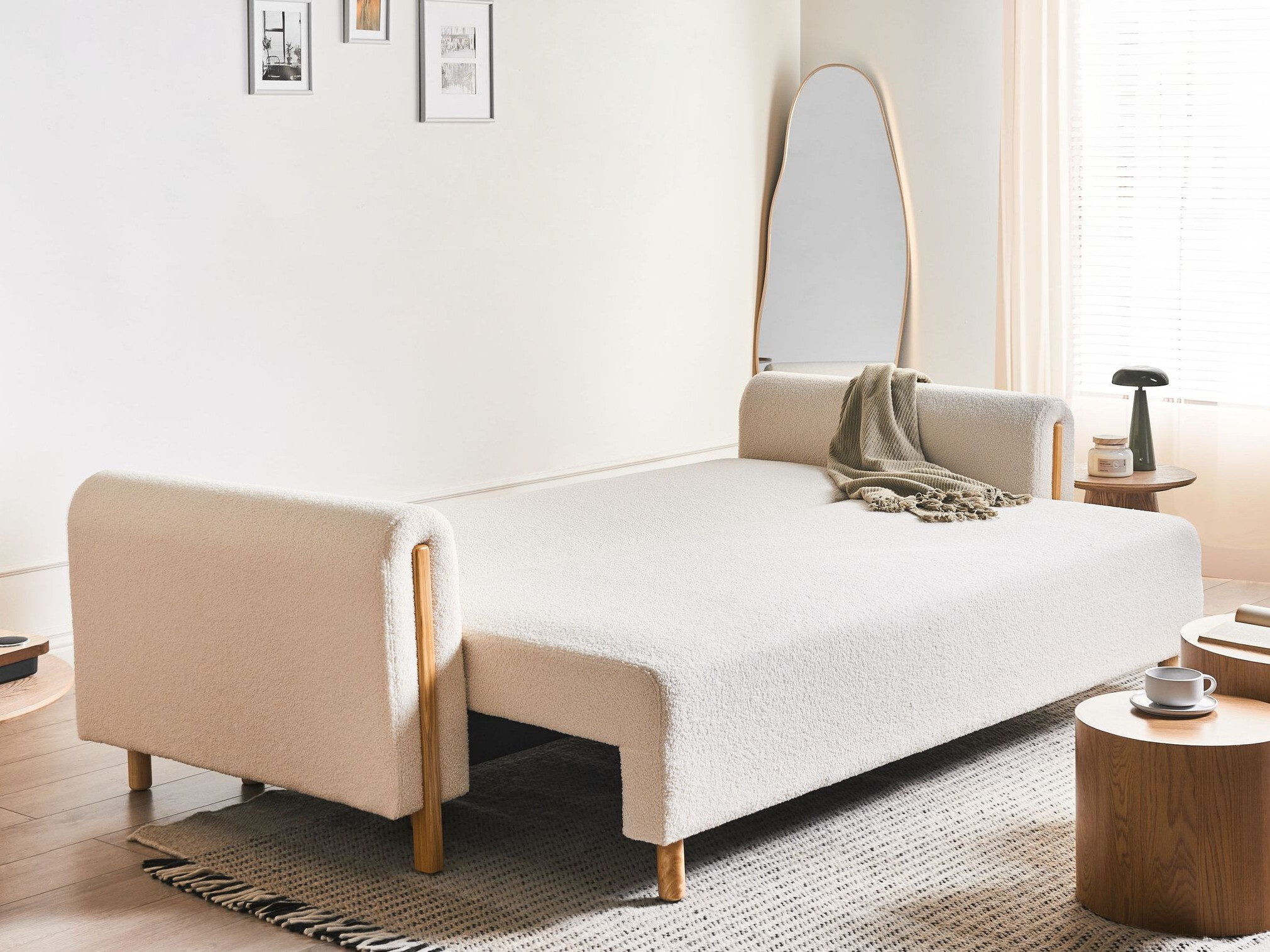 Sofa na razvlačenje Berwyn 2936 (Belo)