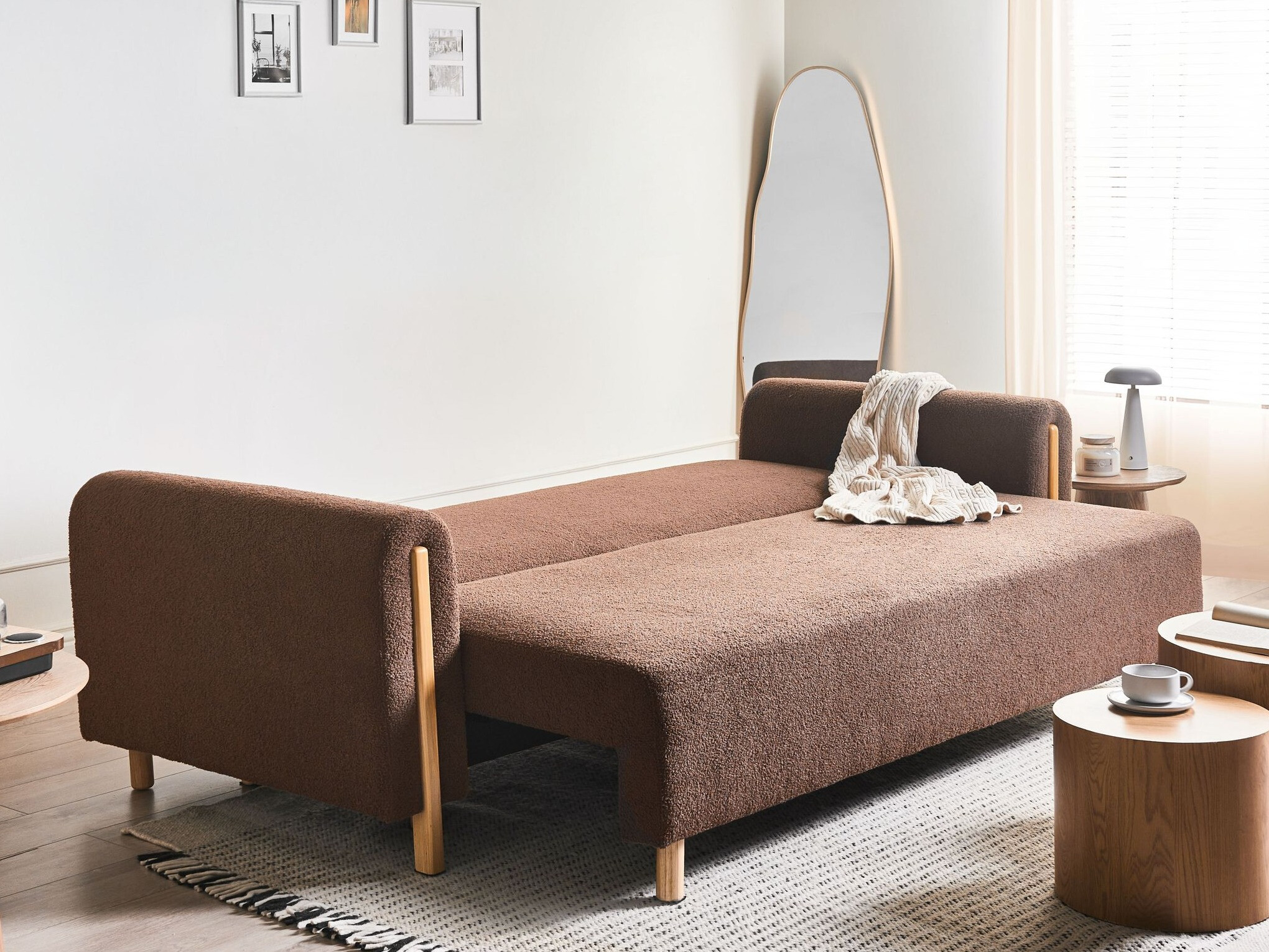 Sofa na razvlačenje Berwyn 2936 (Smeđa)
