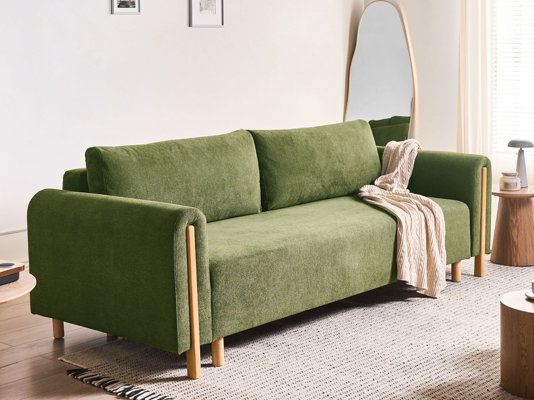 Sofa na razvlačenje Berwyn 2936 (Zelena)