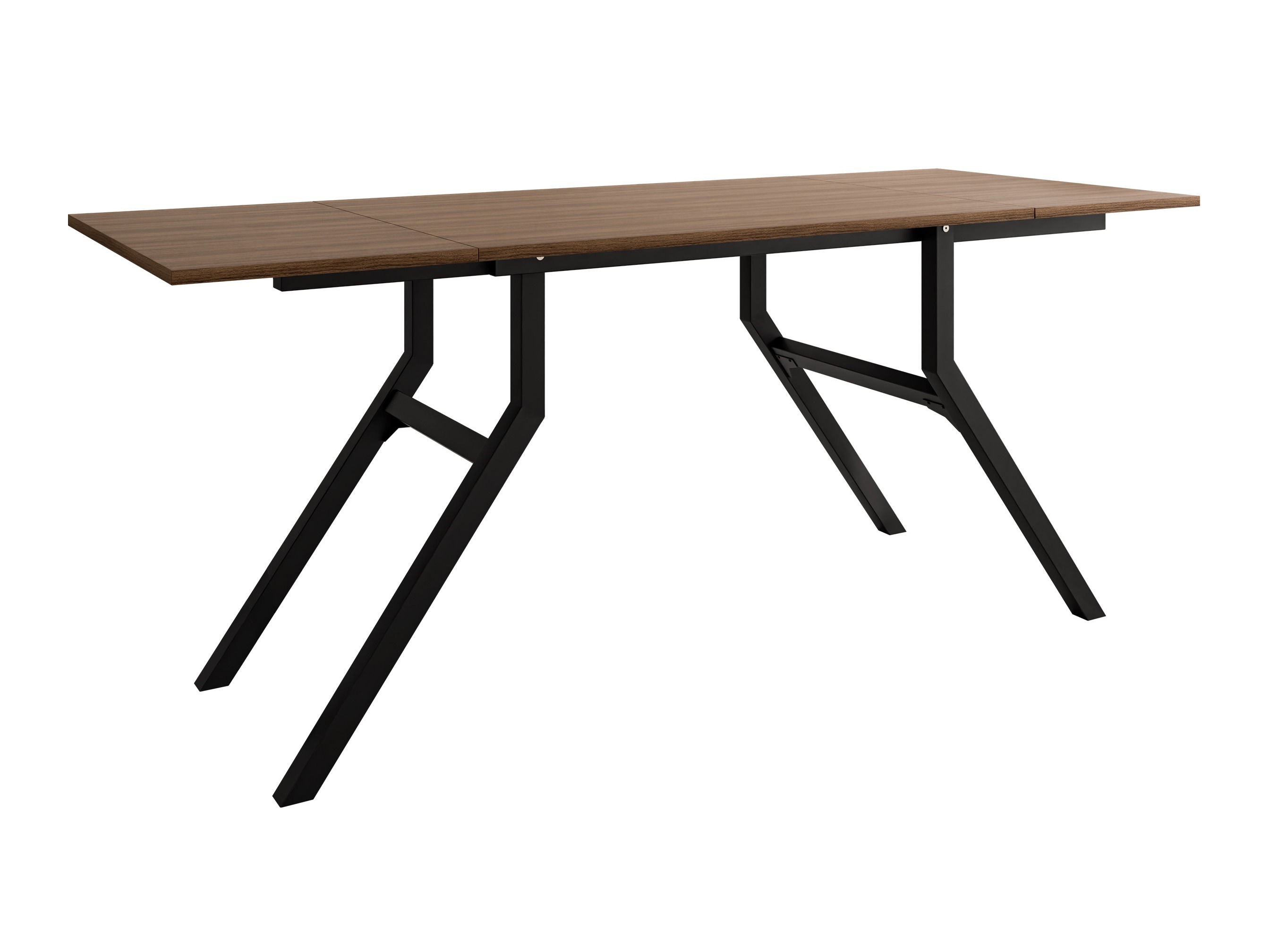 Modularni stočić za kafu Oswego 151 (Orah + Crno)