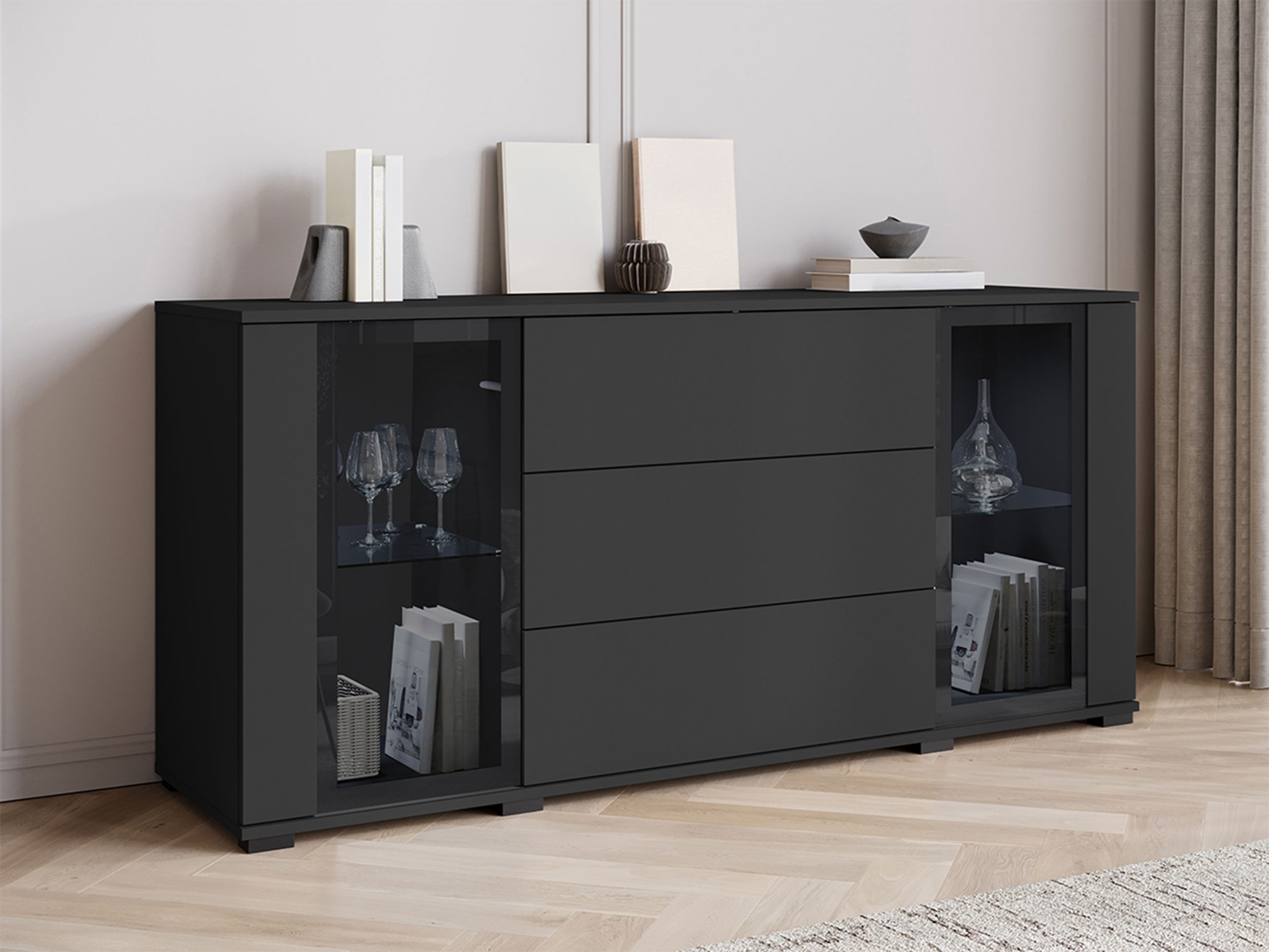 Komoda Torcame 101 (Crno)