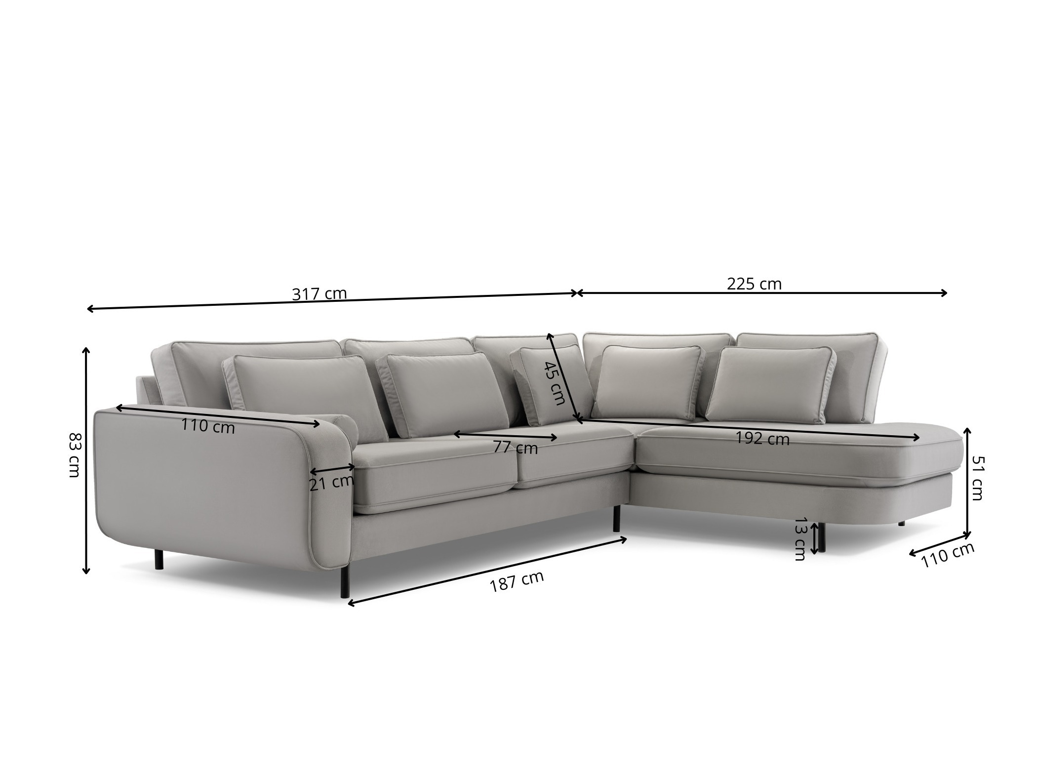 Ugaona garnitura Lufkin 158 (Modo 2301)